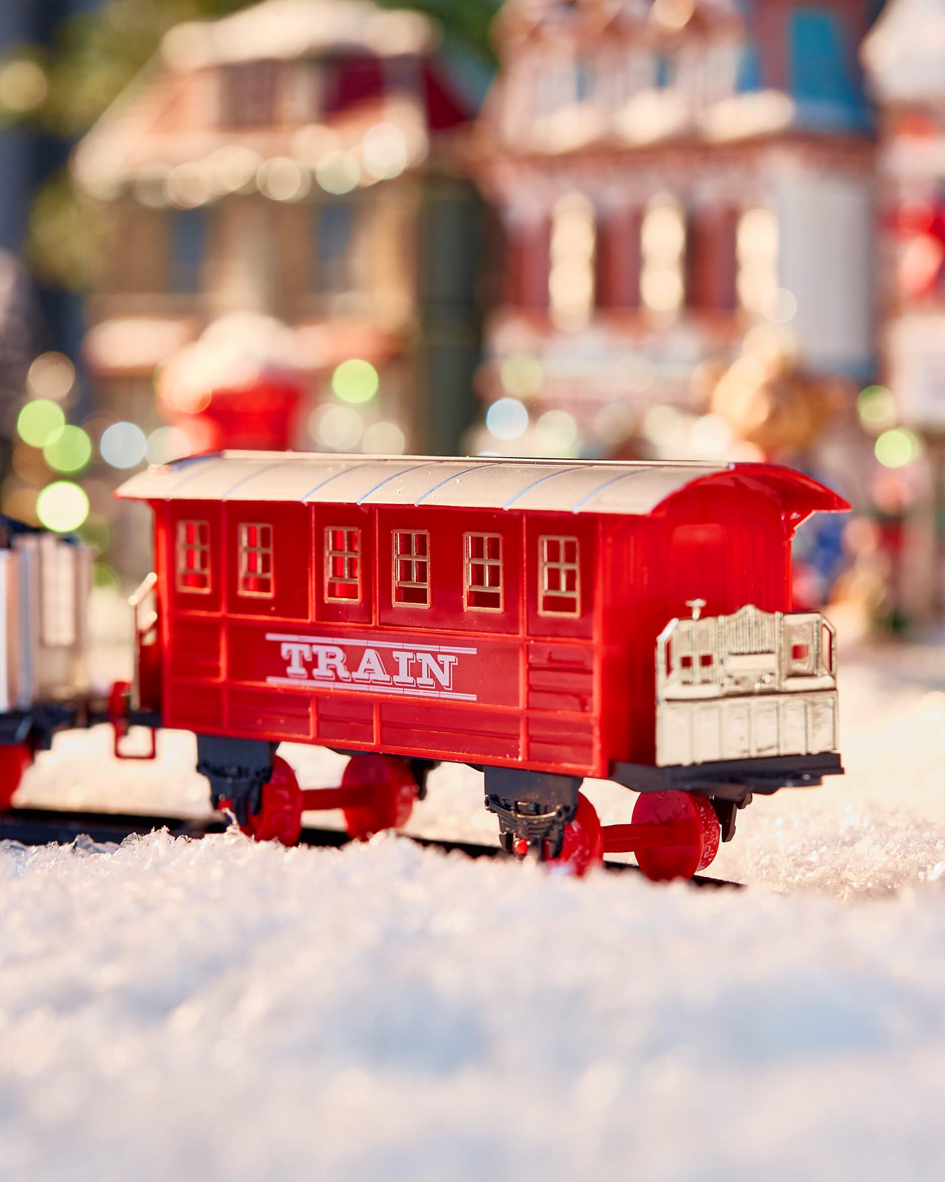 Simon tomtetåg röd/silver