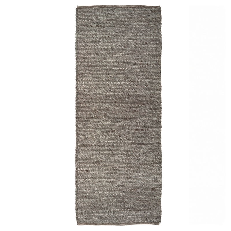 Alternativ bild 1 för Merino gångmatta grå 80x250