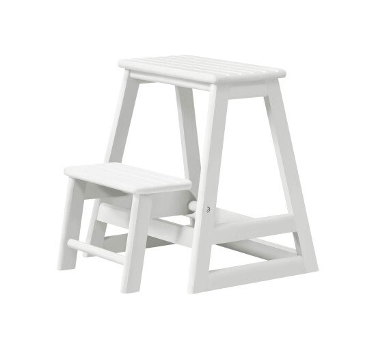 White - Skala step stool teak