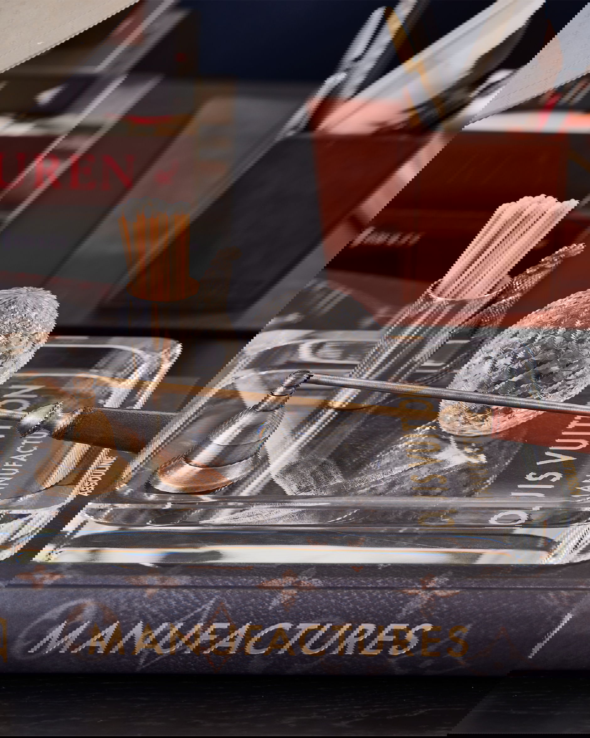 Kensington-kynttilänsammutin, nahka/metalli