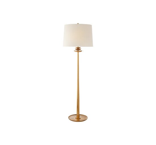 Gild - Beaumont Floor Lamp White