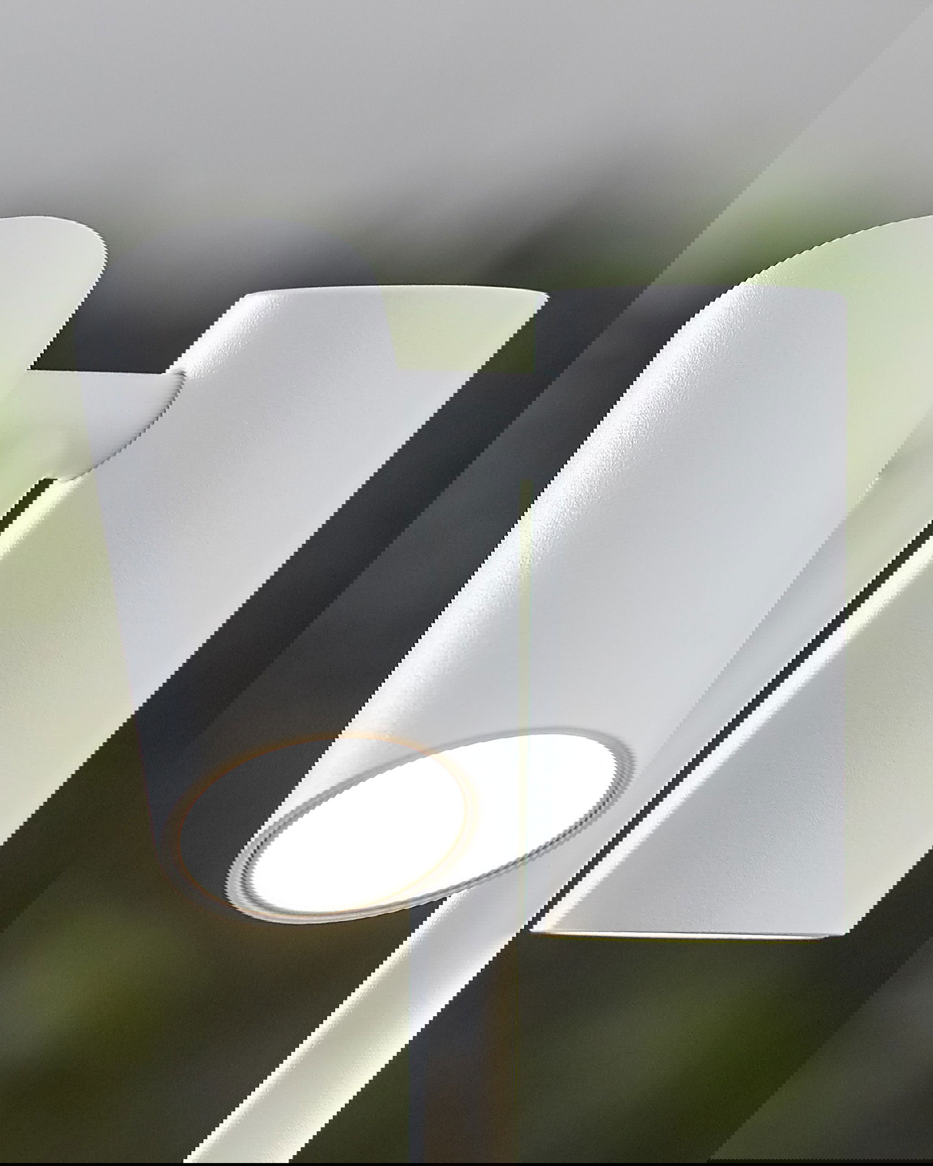 Doppia bordslampa uppladdningsbar vit