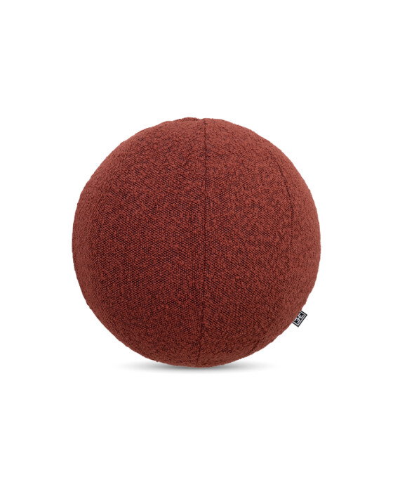 Palla kudde bouclé rouge