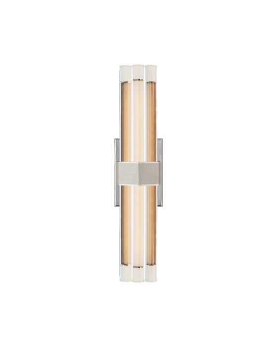 Fascio 18 vägglampa nickel