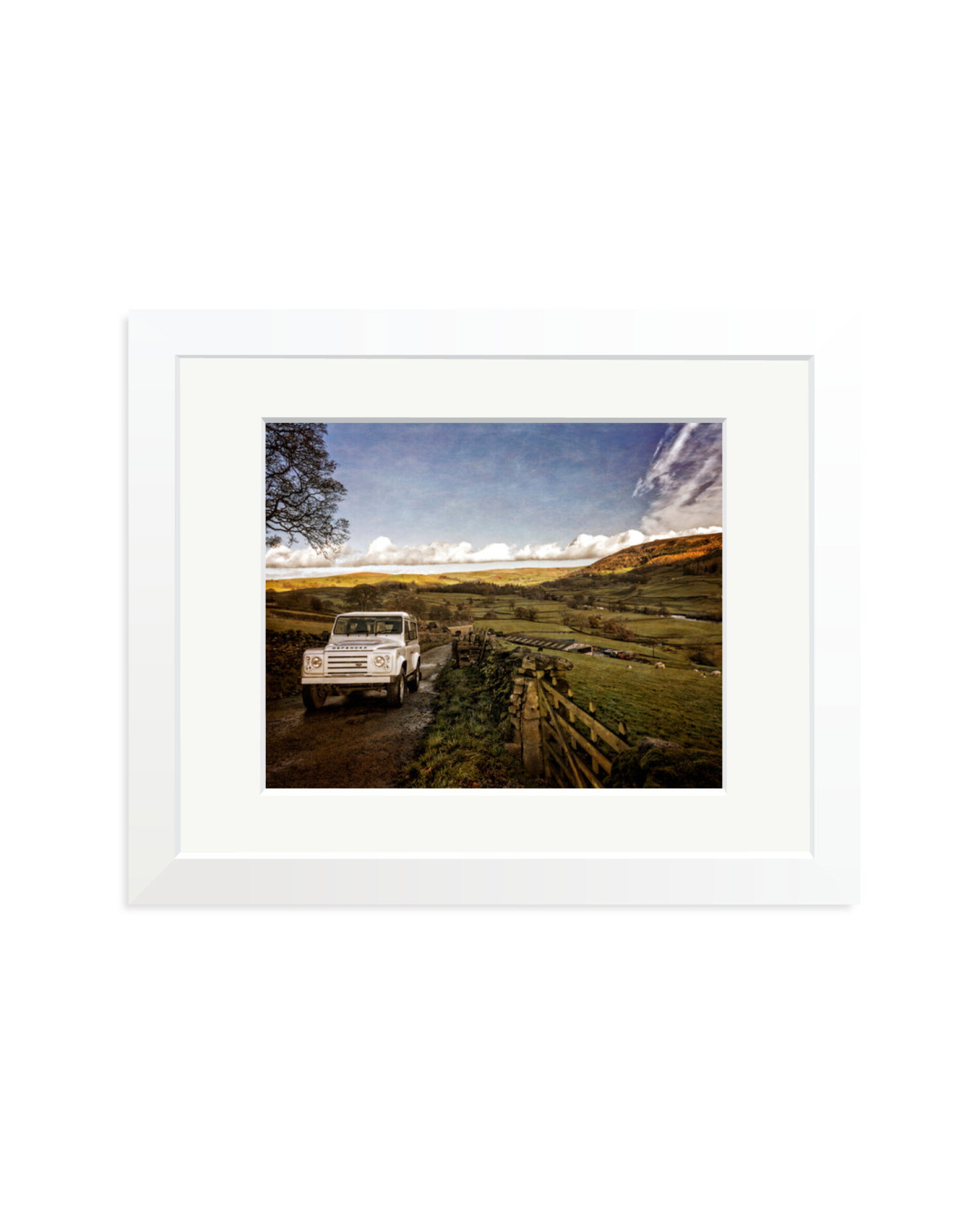 Defender 90 in the Dales White / Small