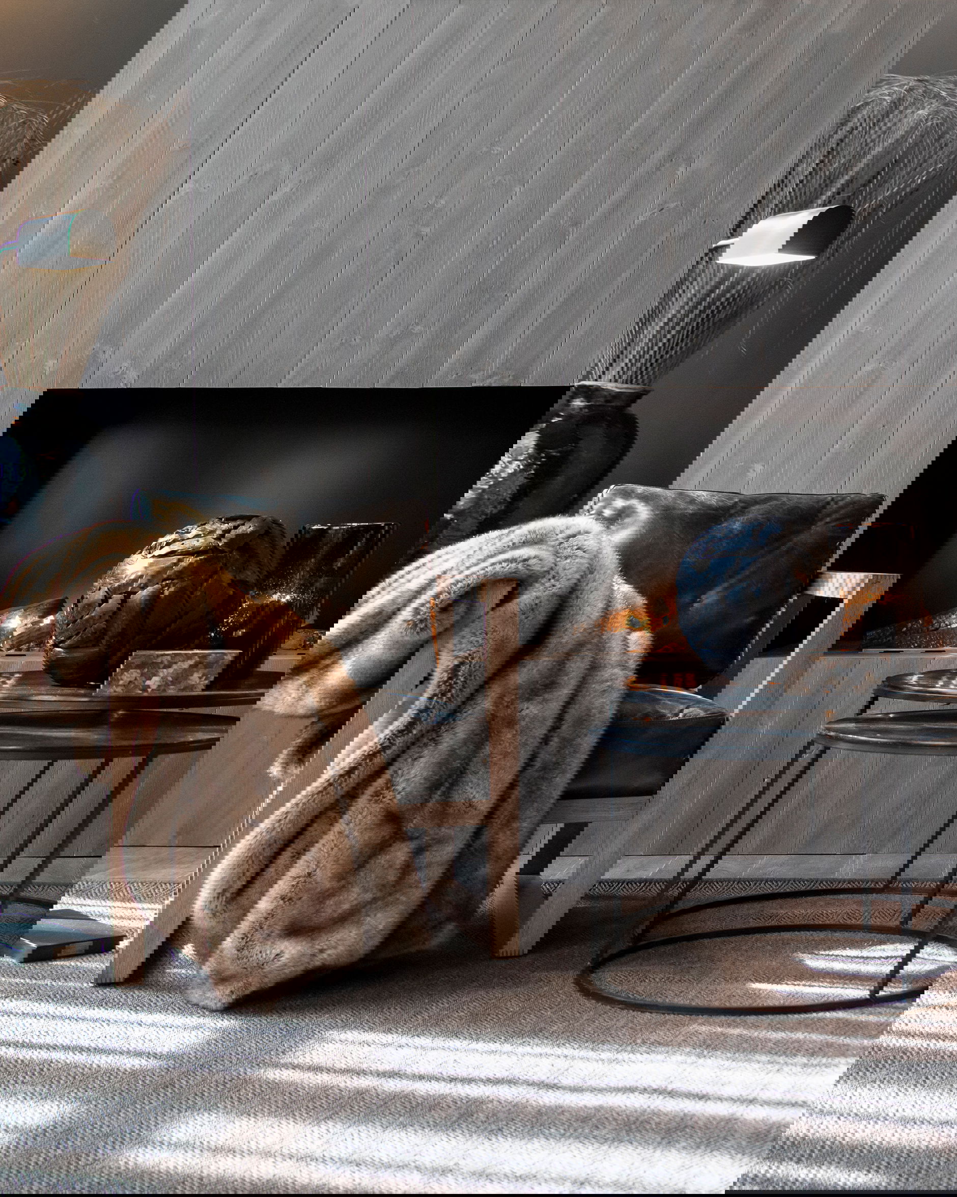 Globe dekoration svart