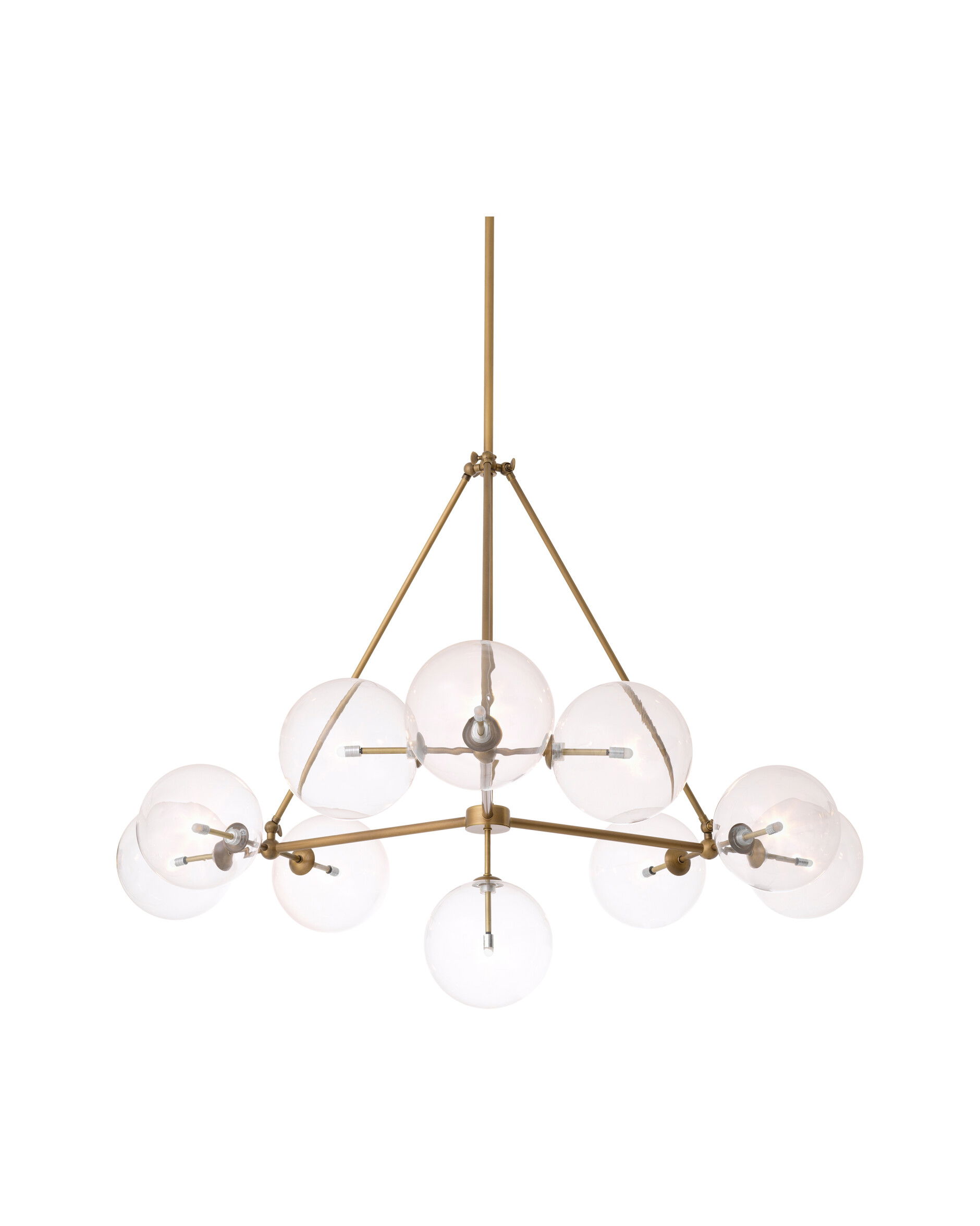 Bermude taklampa antik mässing