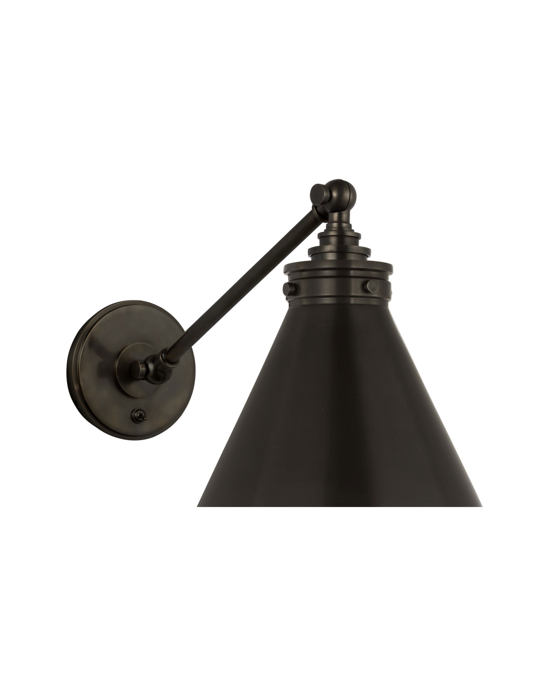 Parkington vägglampa brons