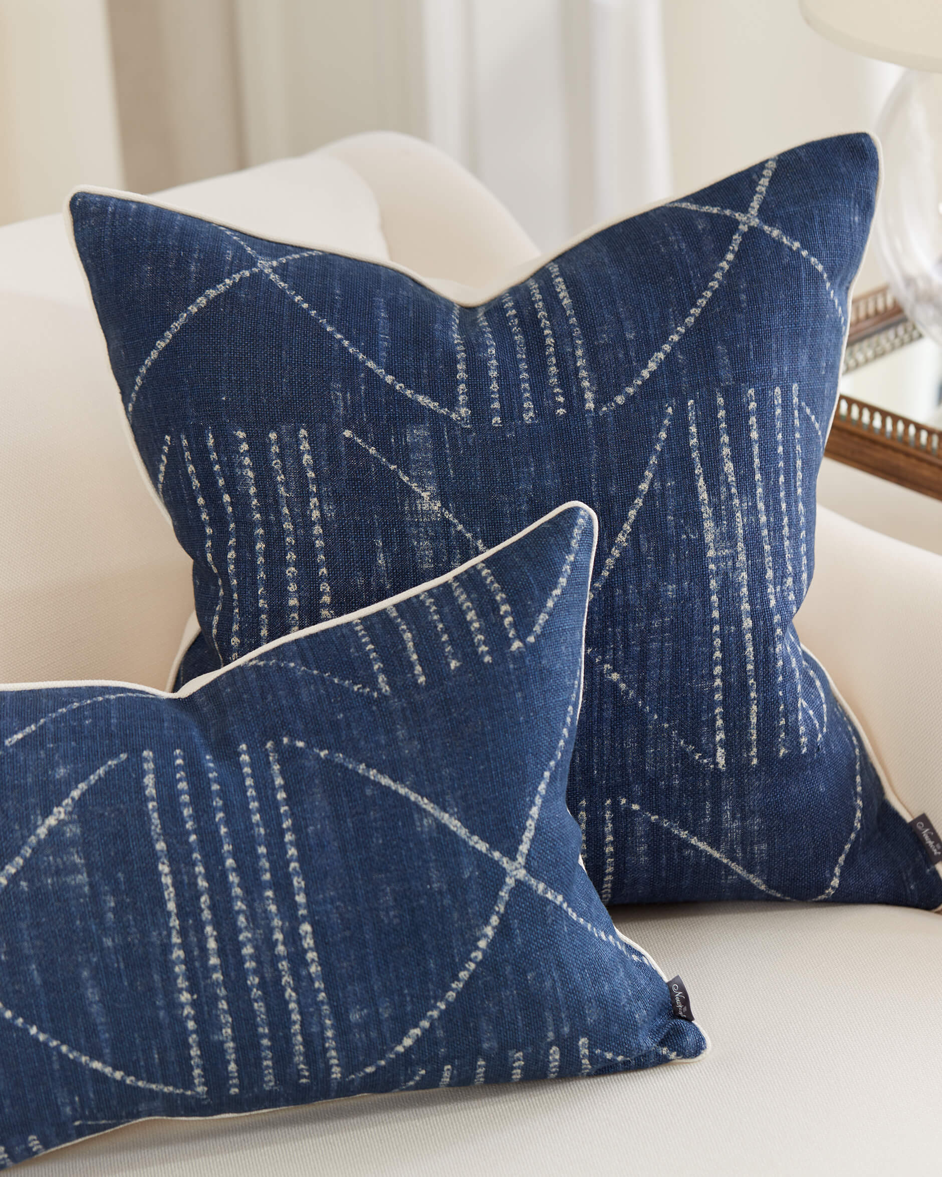 Lagos kuddfodral indigo