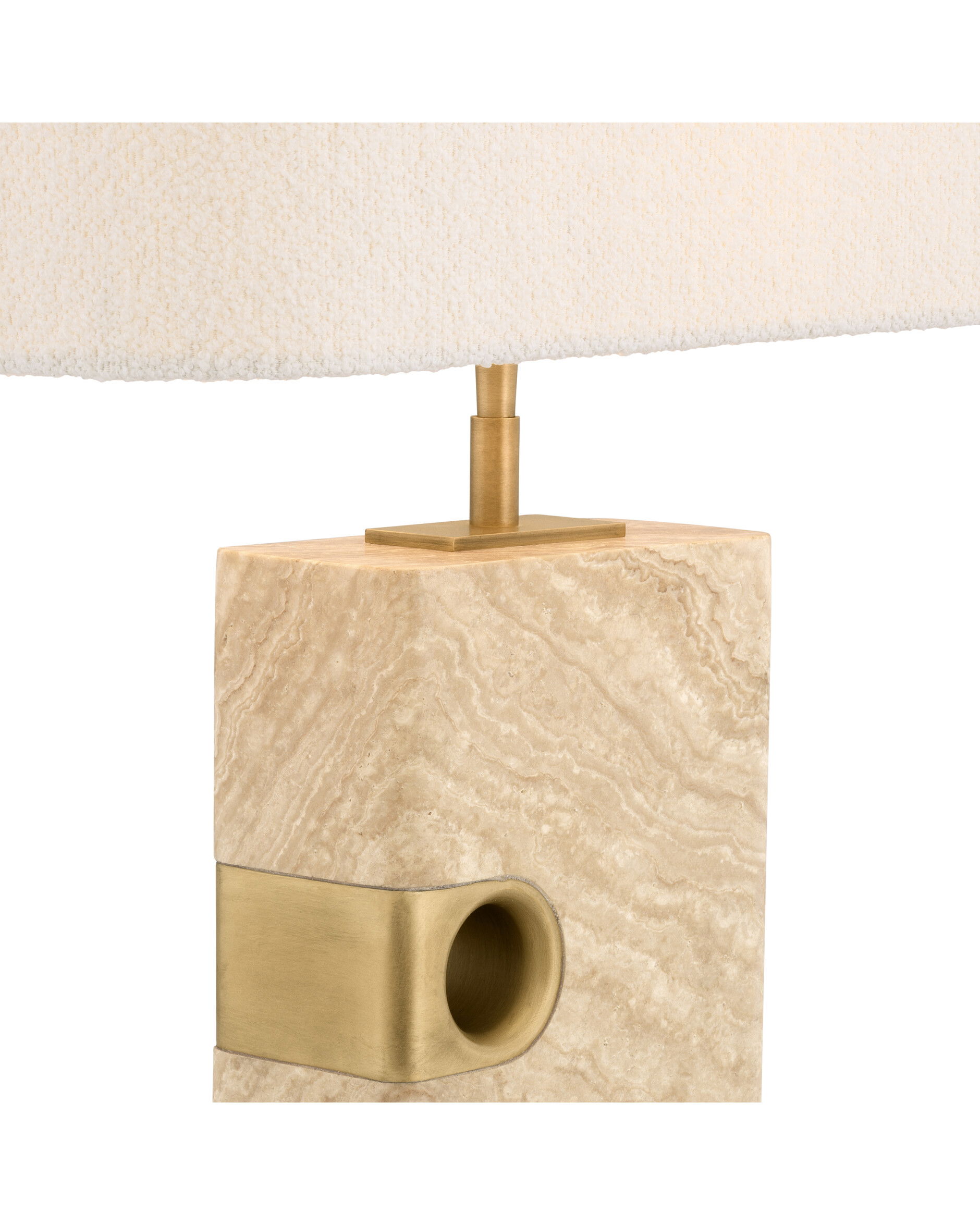 Sebago bordslampa travertine