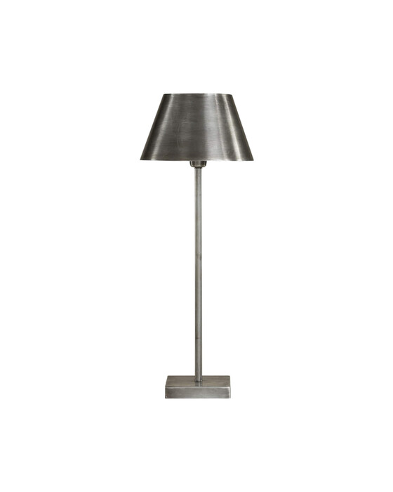 Pewter bordslampa