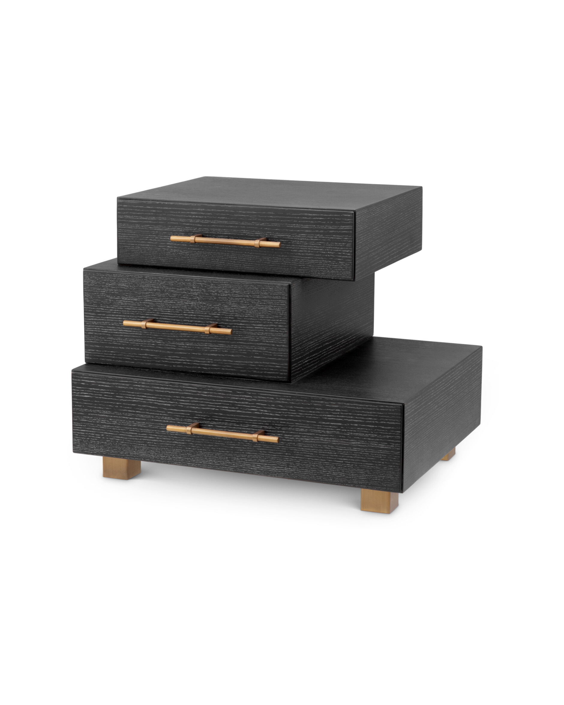 Evendale sängbord charcoal oak