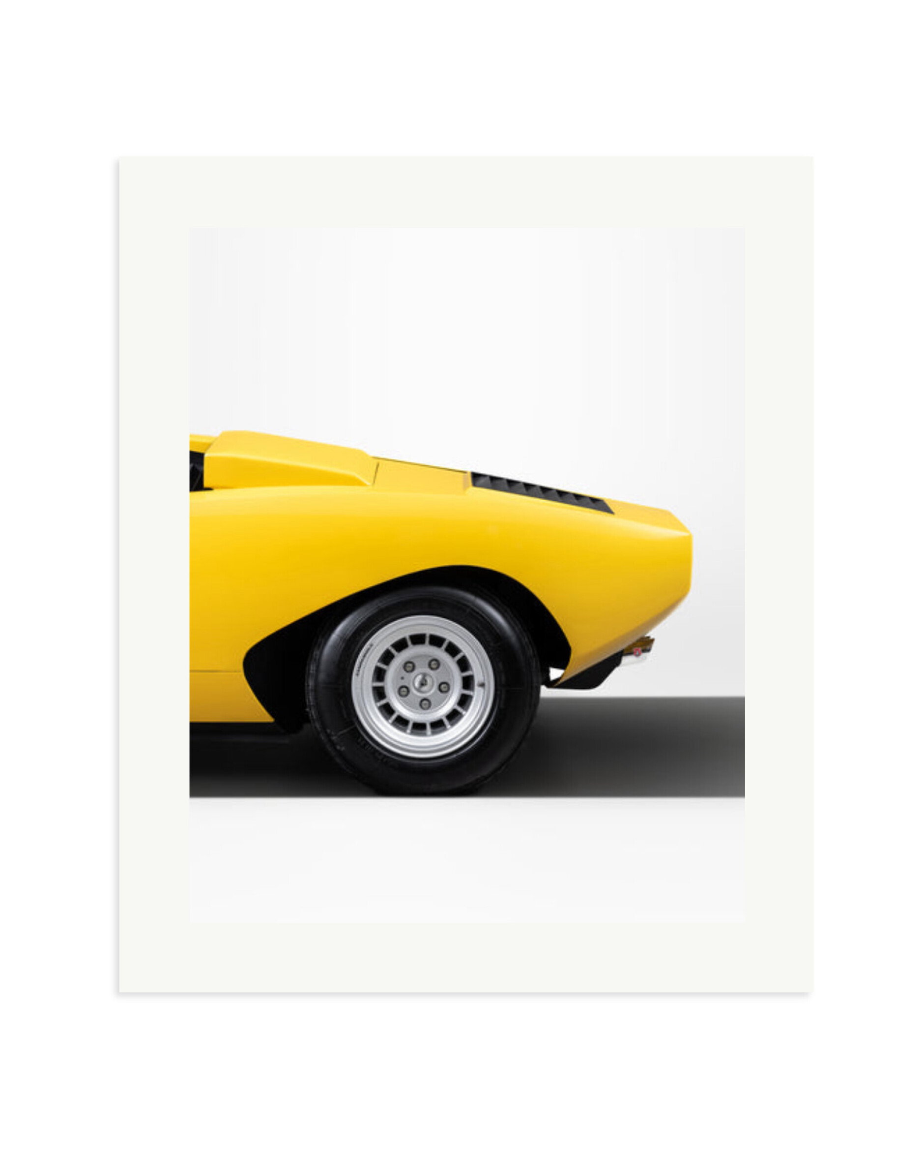 Lamborghini Countach Wheel Print Only / Large