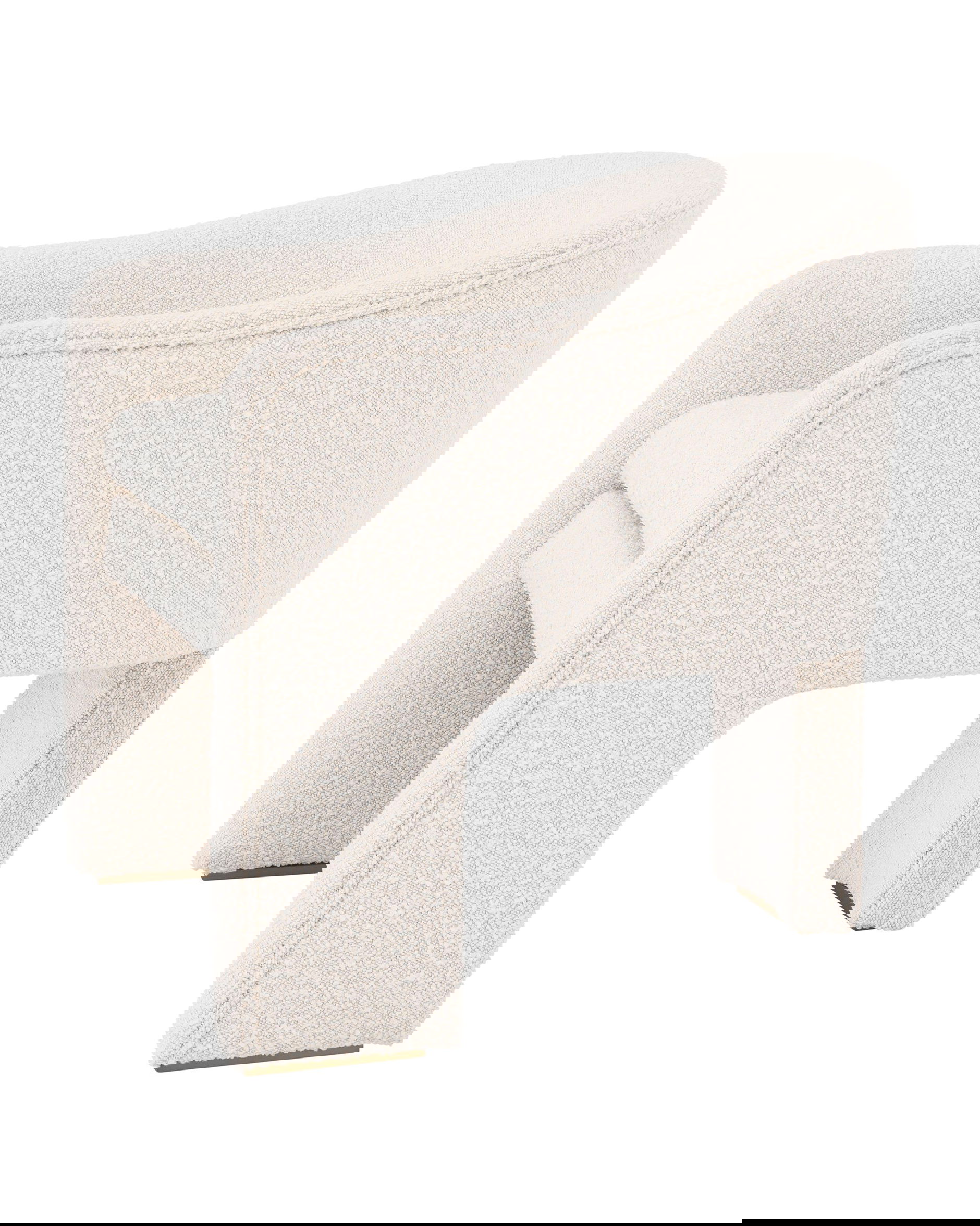 Pebbles fåtölj bouclé cream