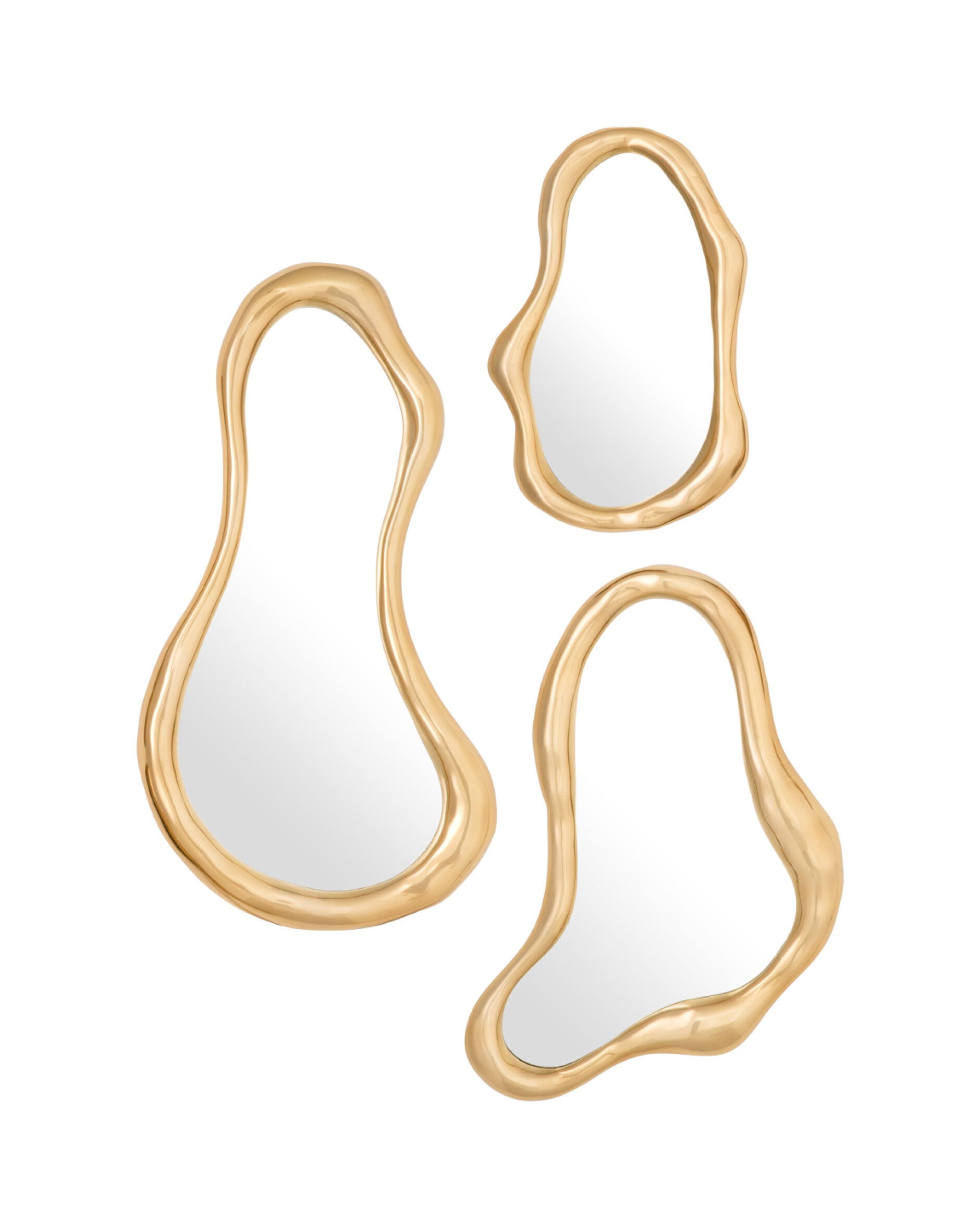 Viterbo Mirror Gold 3-Set