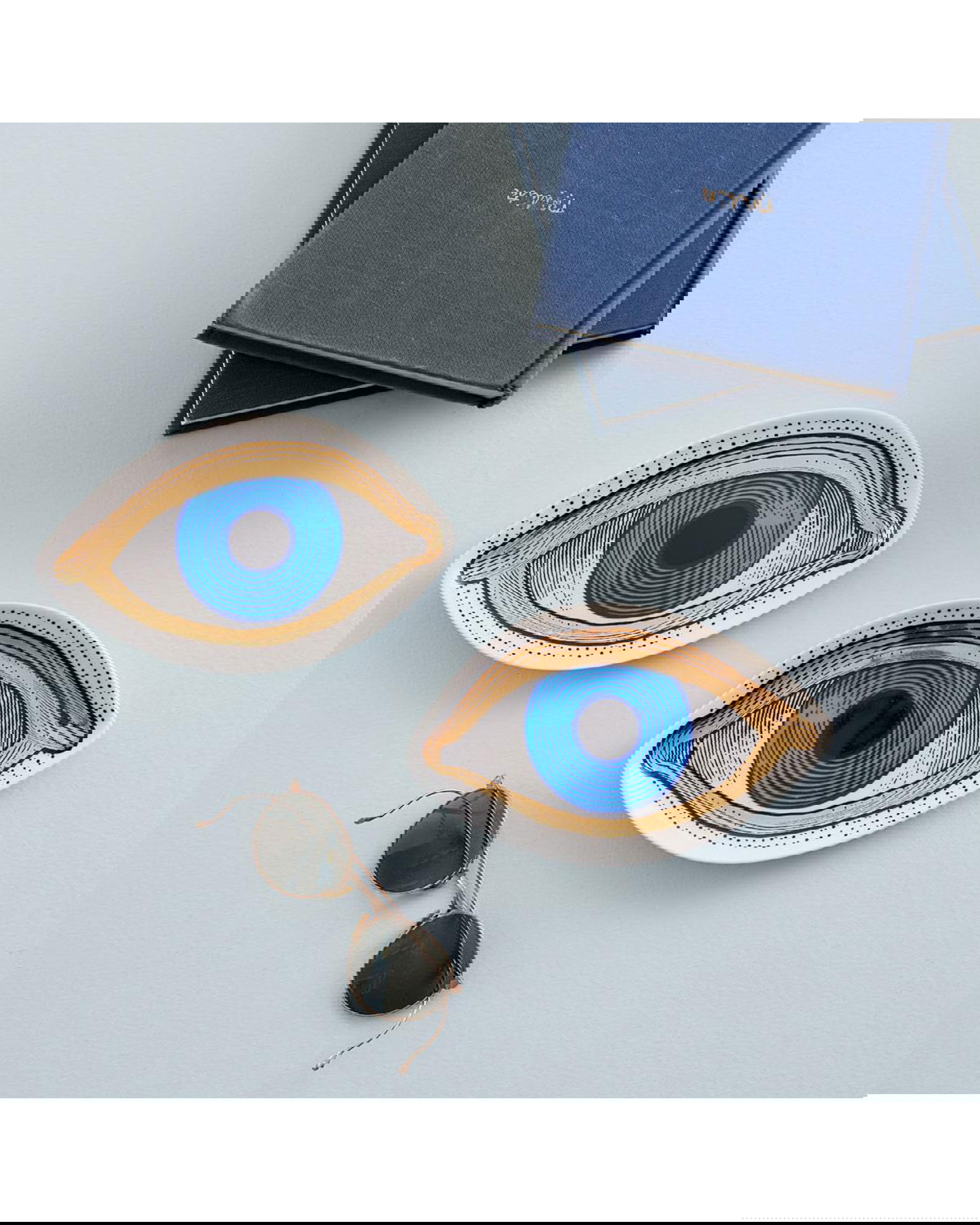 Eye Trinket dish 2-set