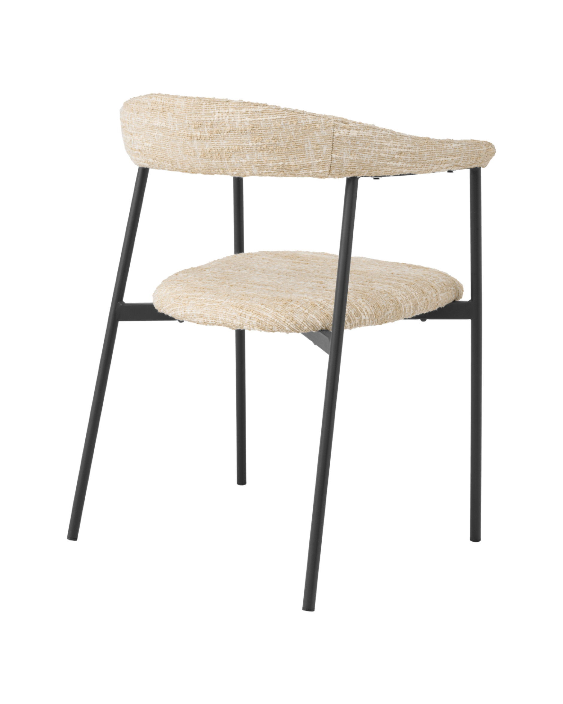 Julio matstol bouclé sonata cream 2-set