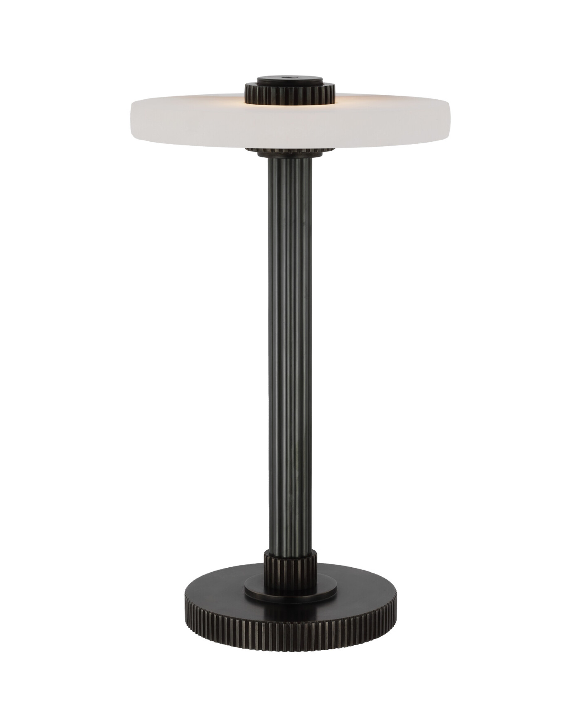 Aran 9" bordslampa uppladdningsbar brons