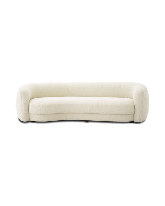 blaine soffa bouclé ivory