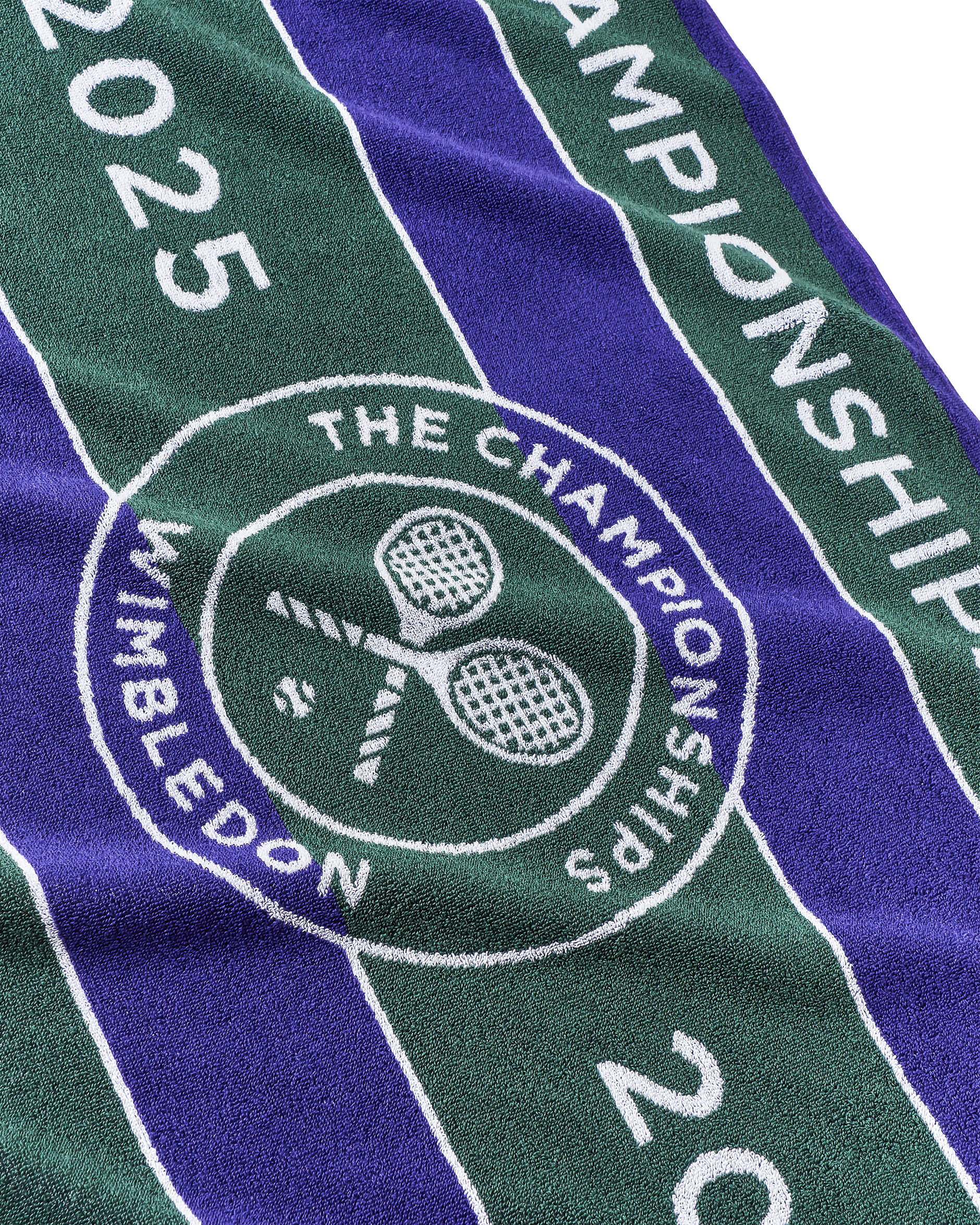 Wimbledon 2025 Championship handduk grön/lila