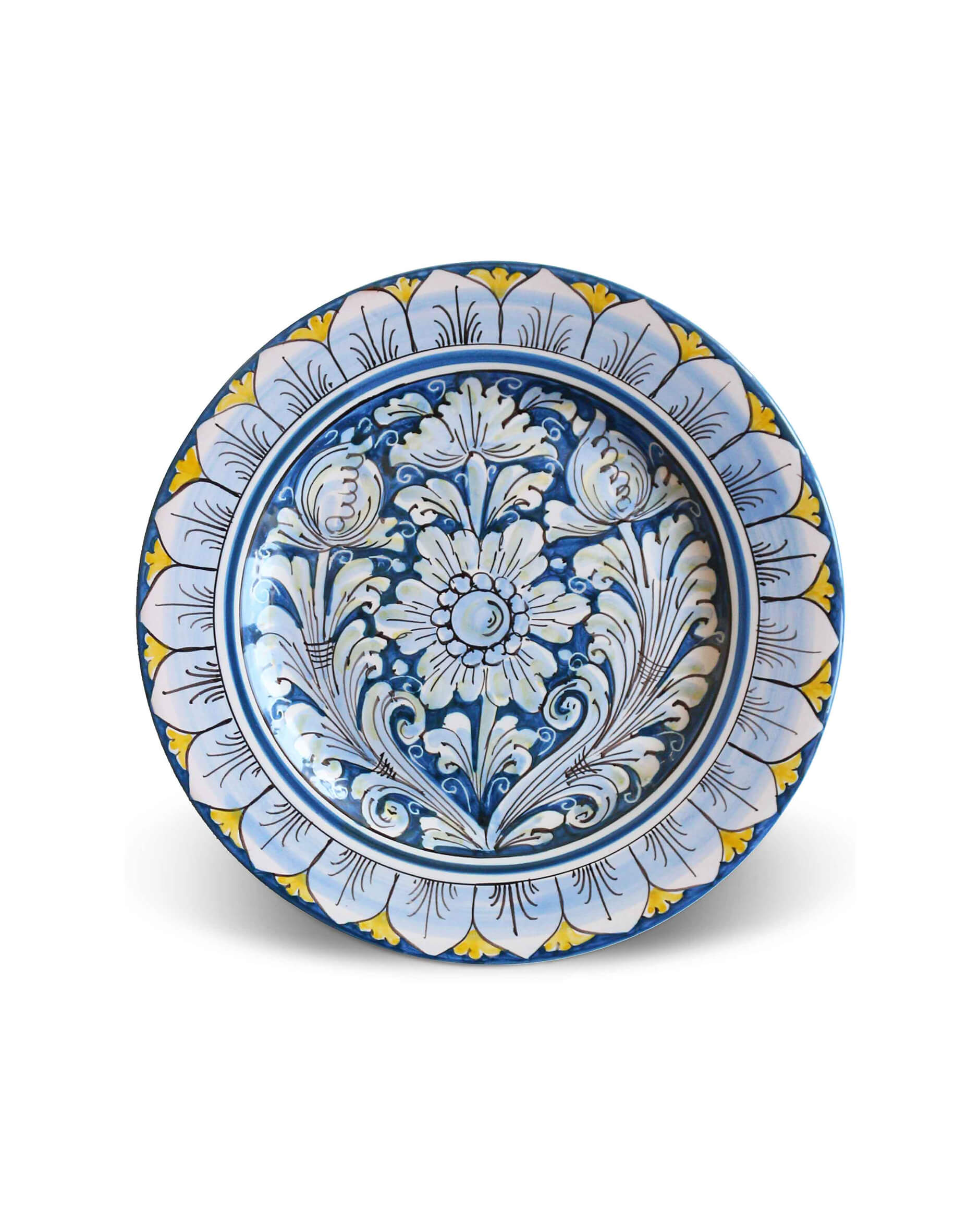 Cefalu tallrik blå