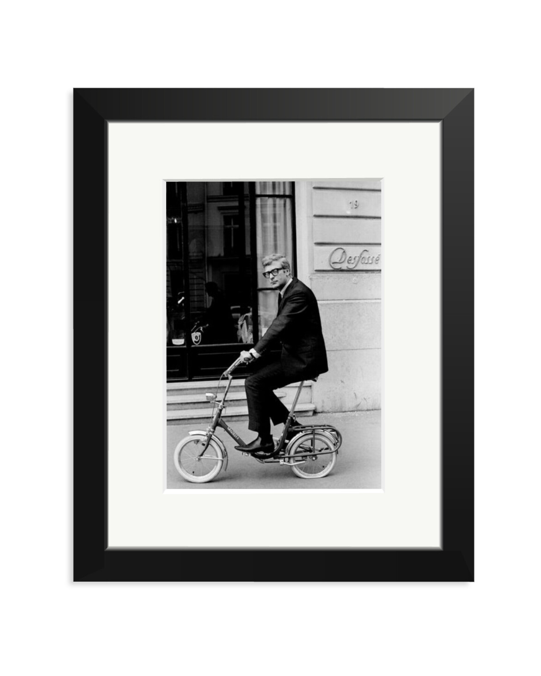 Michael Caine on His Bike Black / Small