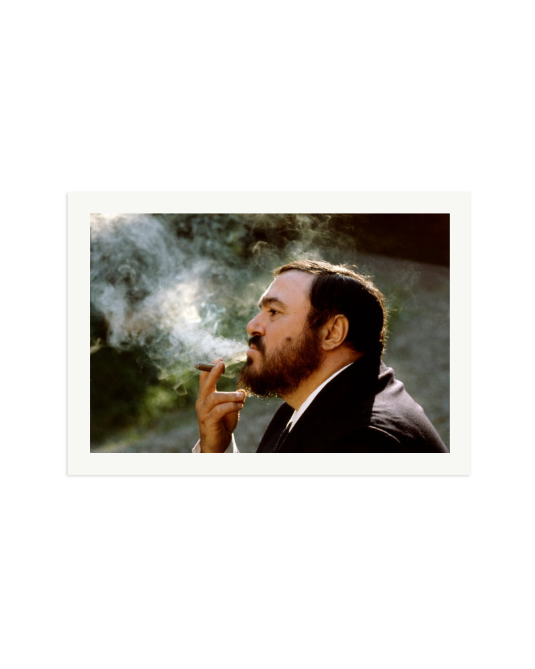 Pavarotti Smoking Print Only / XXL