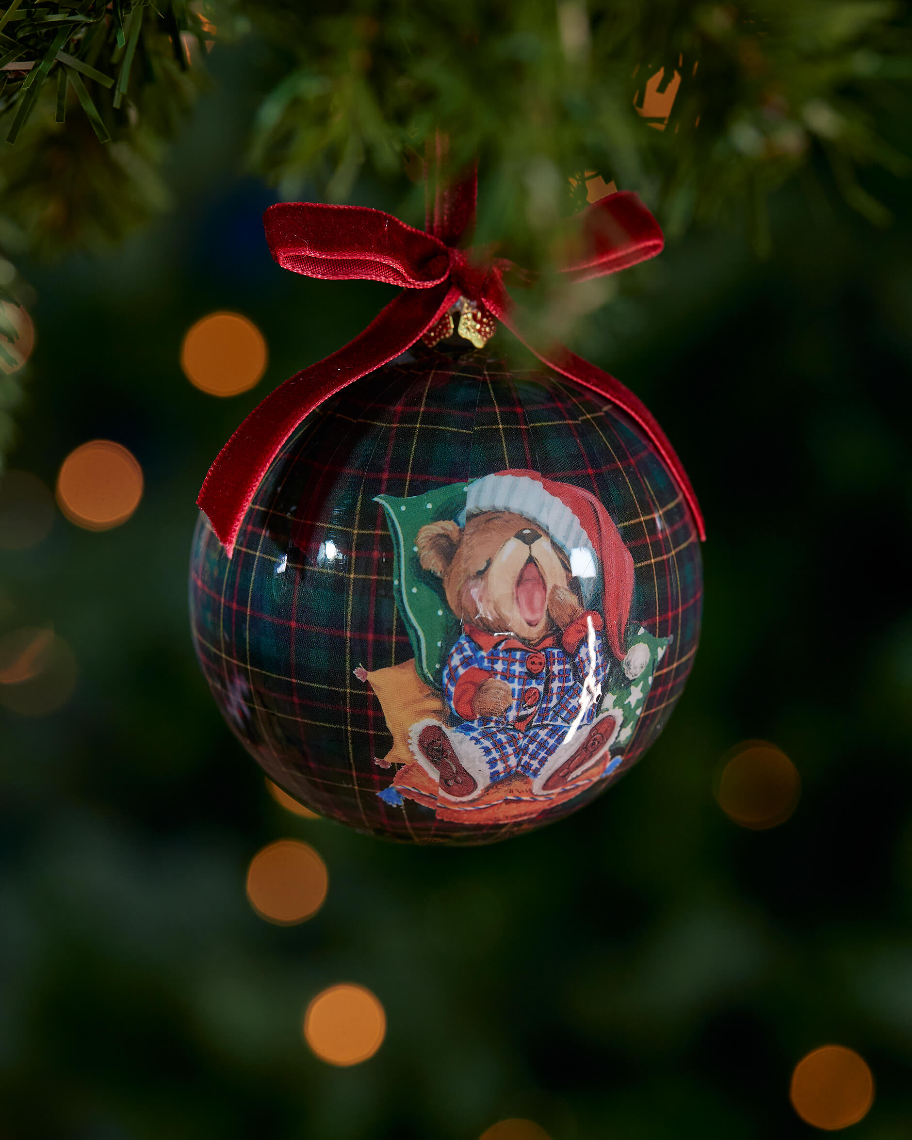 Ted julkula grön 8cm