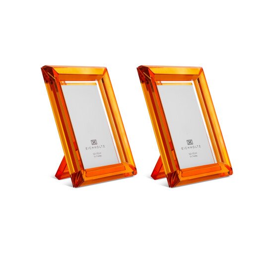 Orange - Theory Picture Frames Clear Glass 2-pack