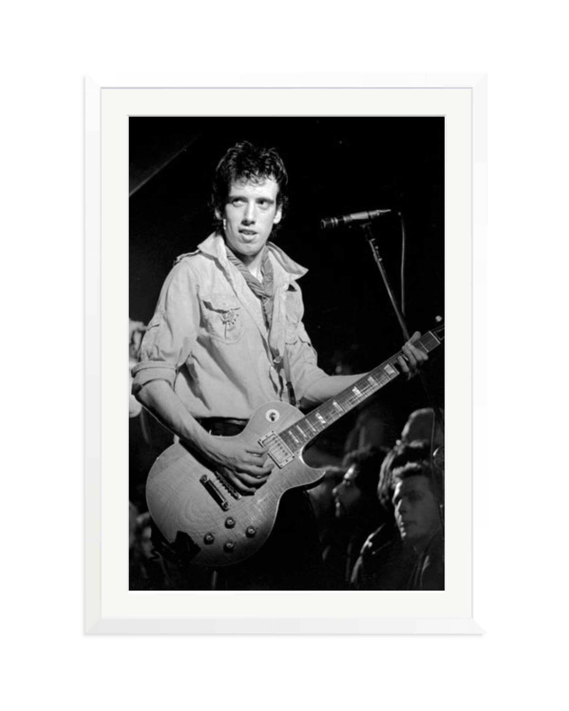 Mick Jones of The Clash 1979 White / XXL
