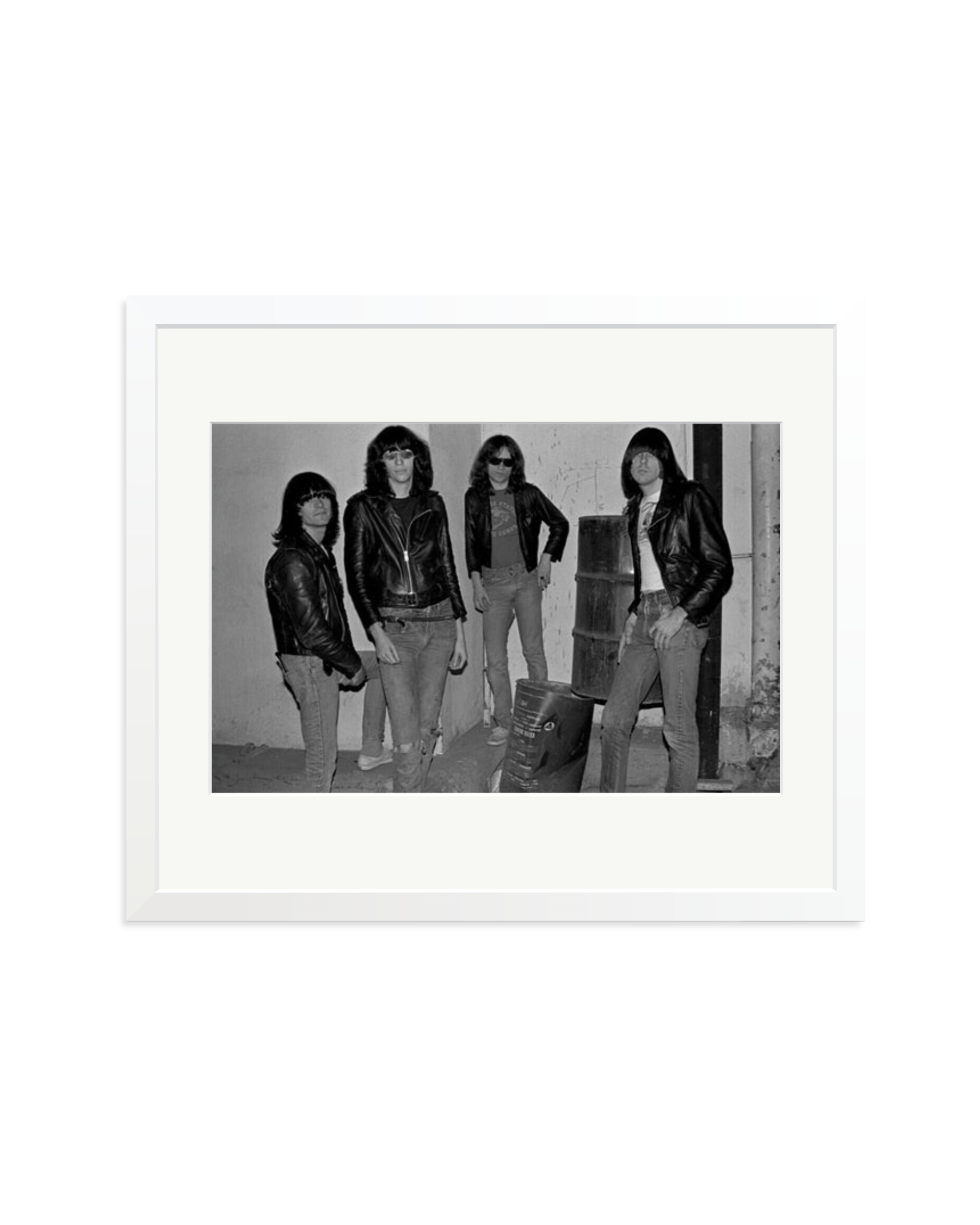 Joey Ramone and The Ramones 1978 White / Large