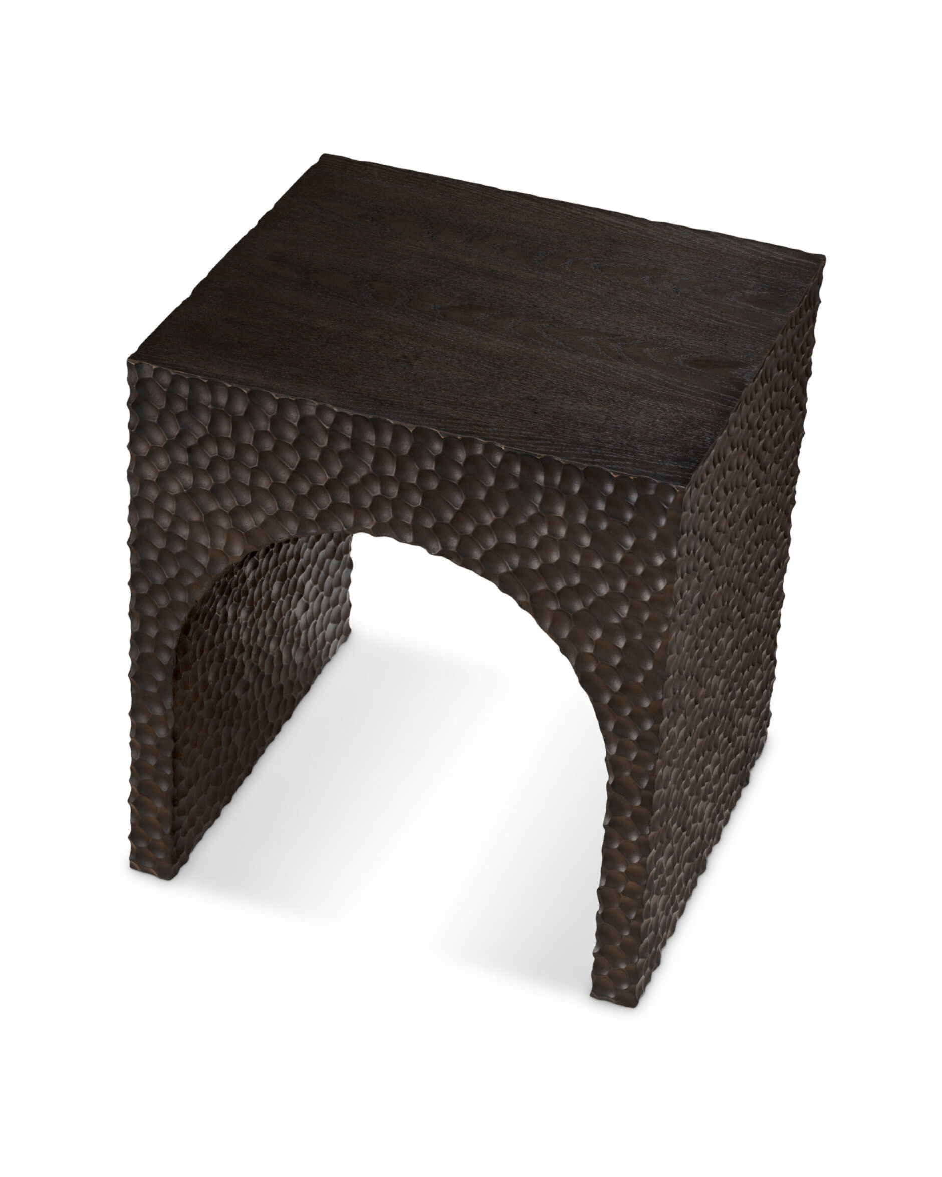 Caldera Side Table Ebony Oak Veneer