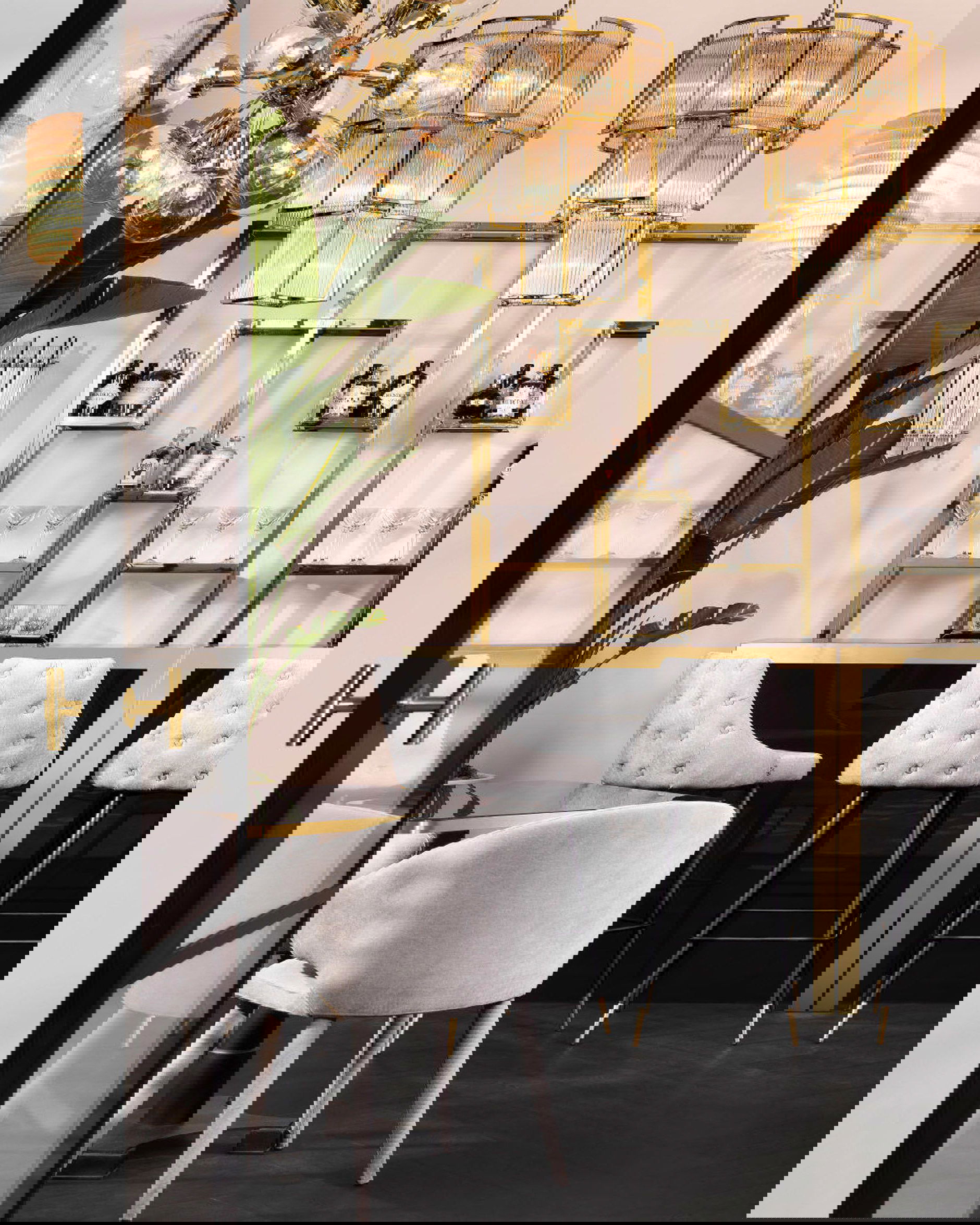 Jet Set Deckenleuchte Gold