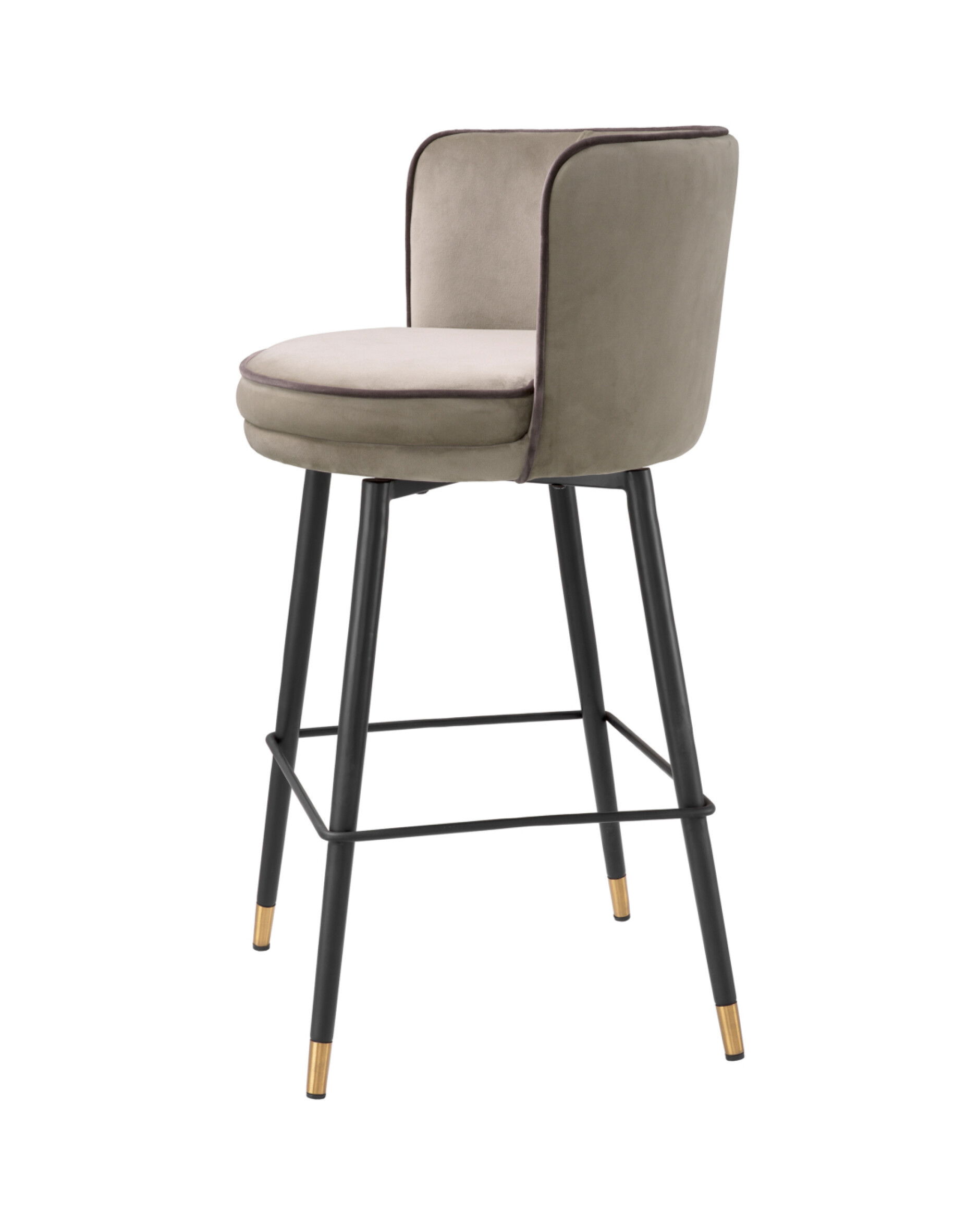 Grenada barstol savona greige velvet