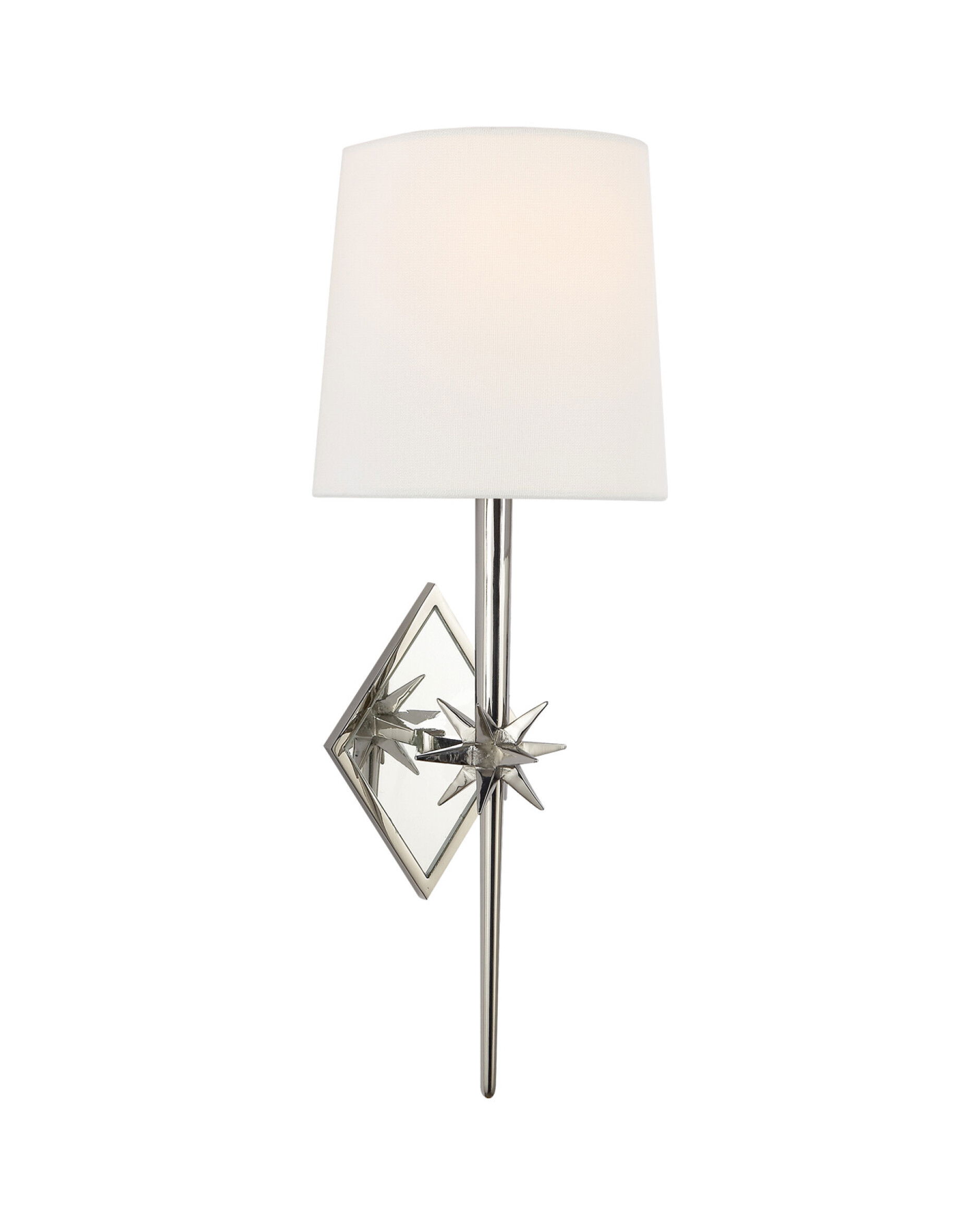 Etoile vägglampa nickel