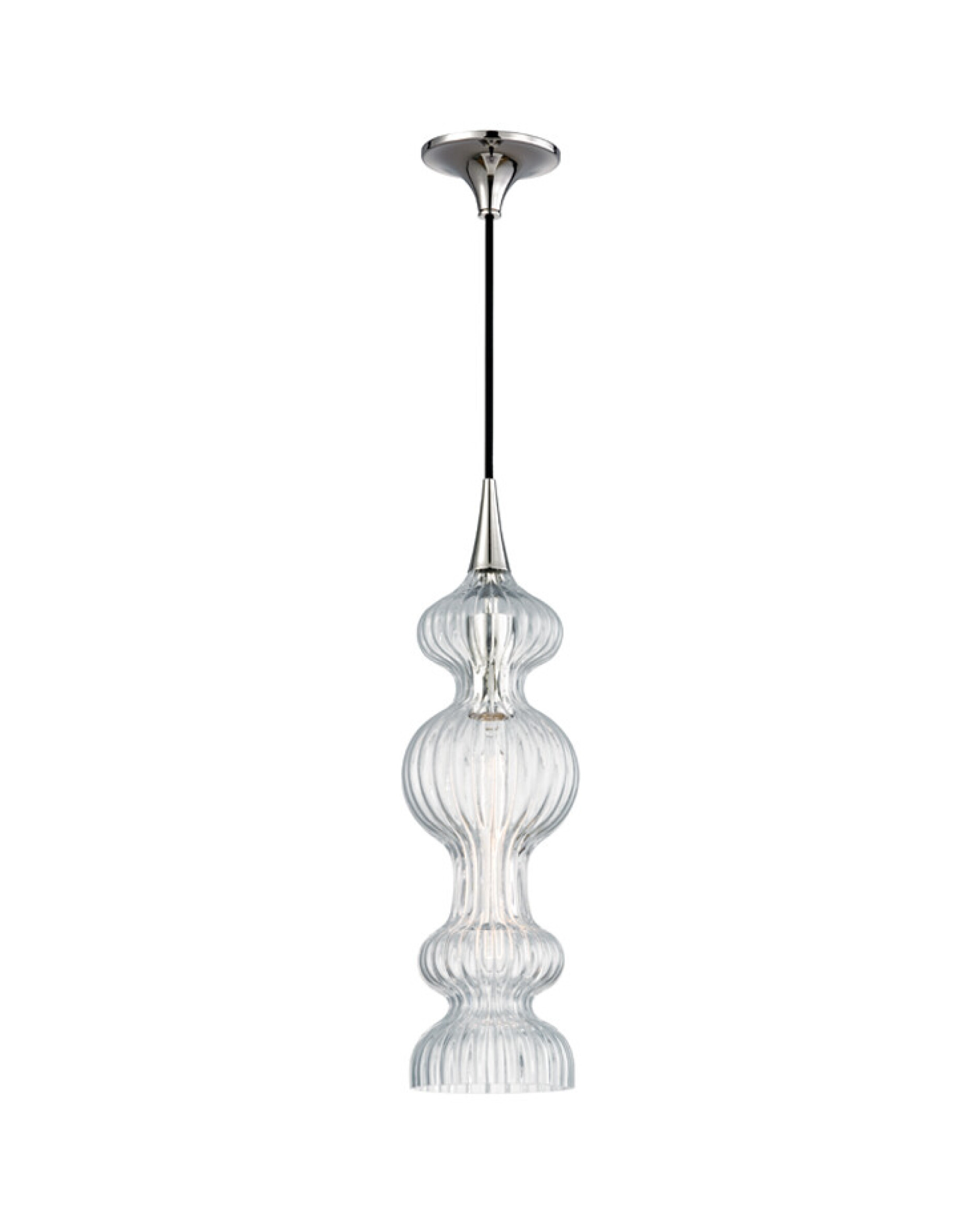 Pomfret Pendant Polished Nickel