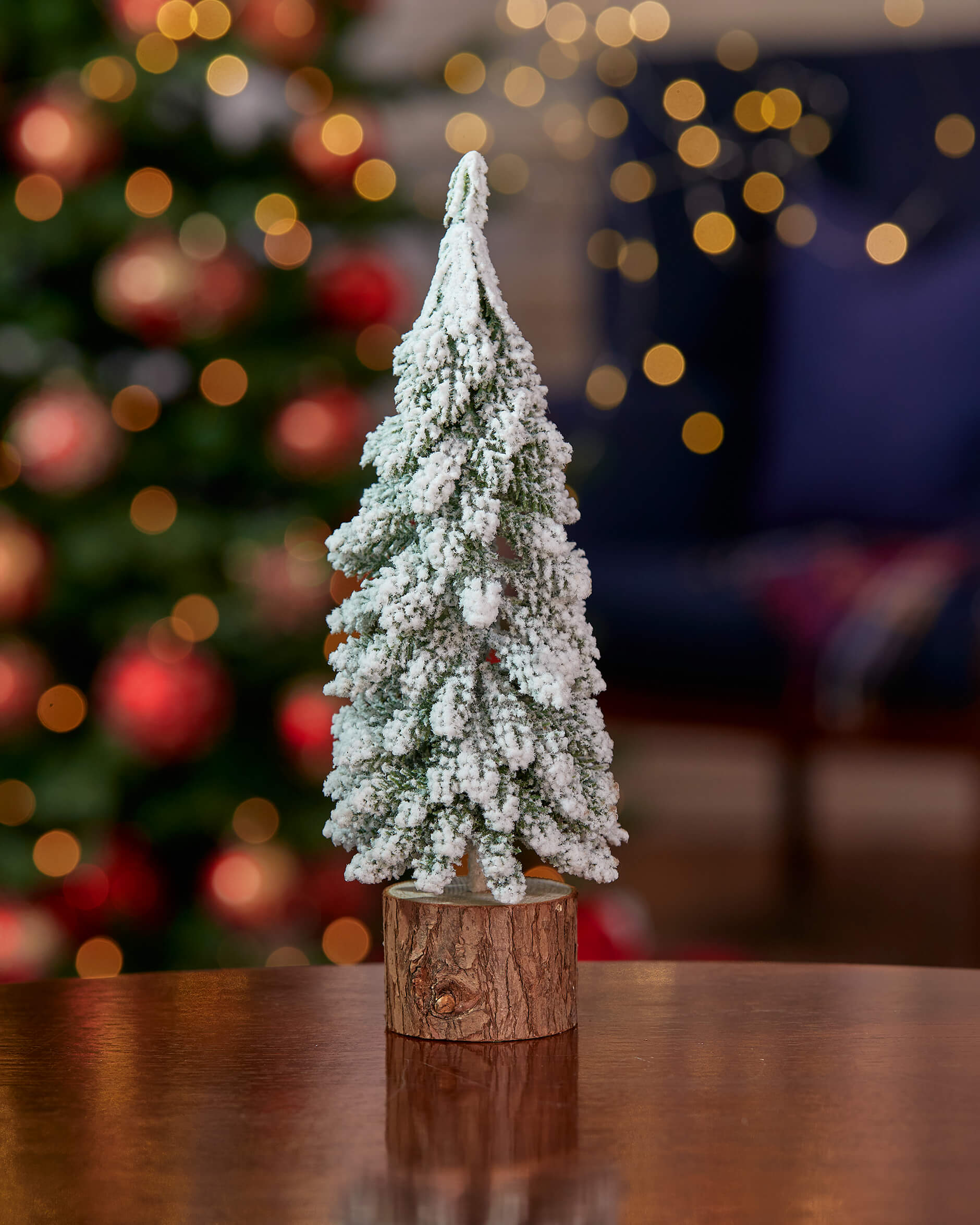 Snowy gran juldekoration vit