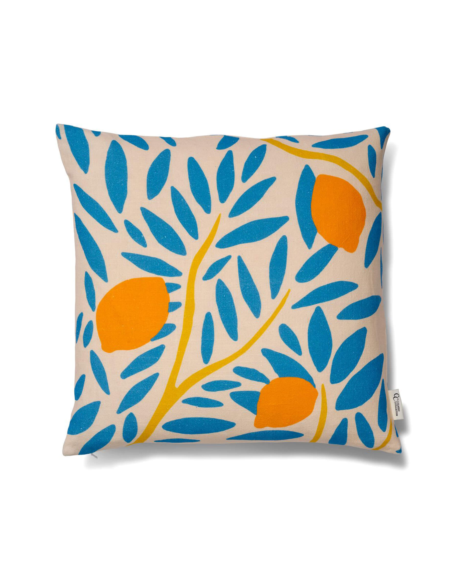 Sunny Citrus kuddfodral blå