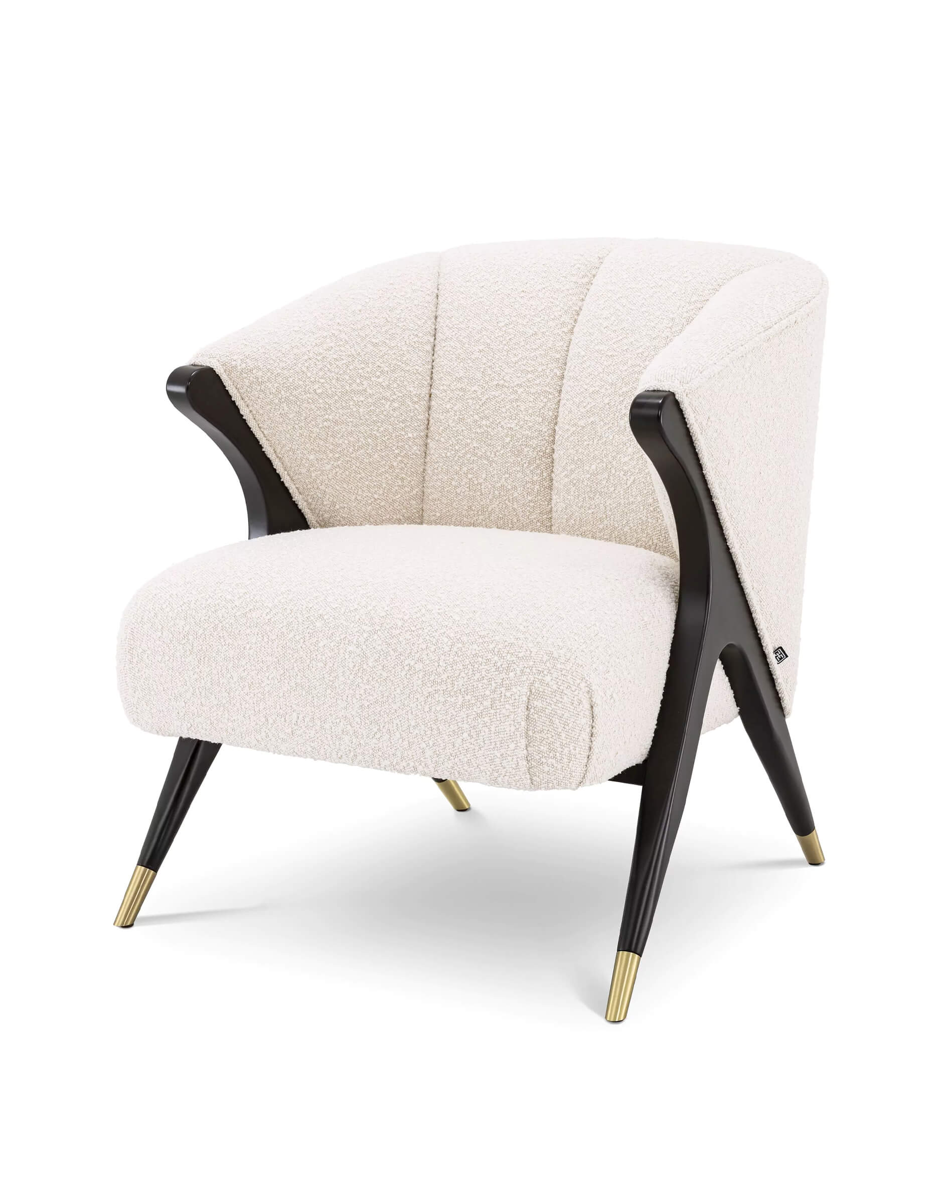 Pavone fåtölj bouclé cream