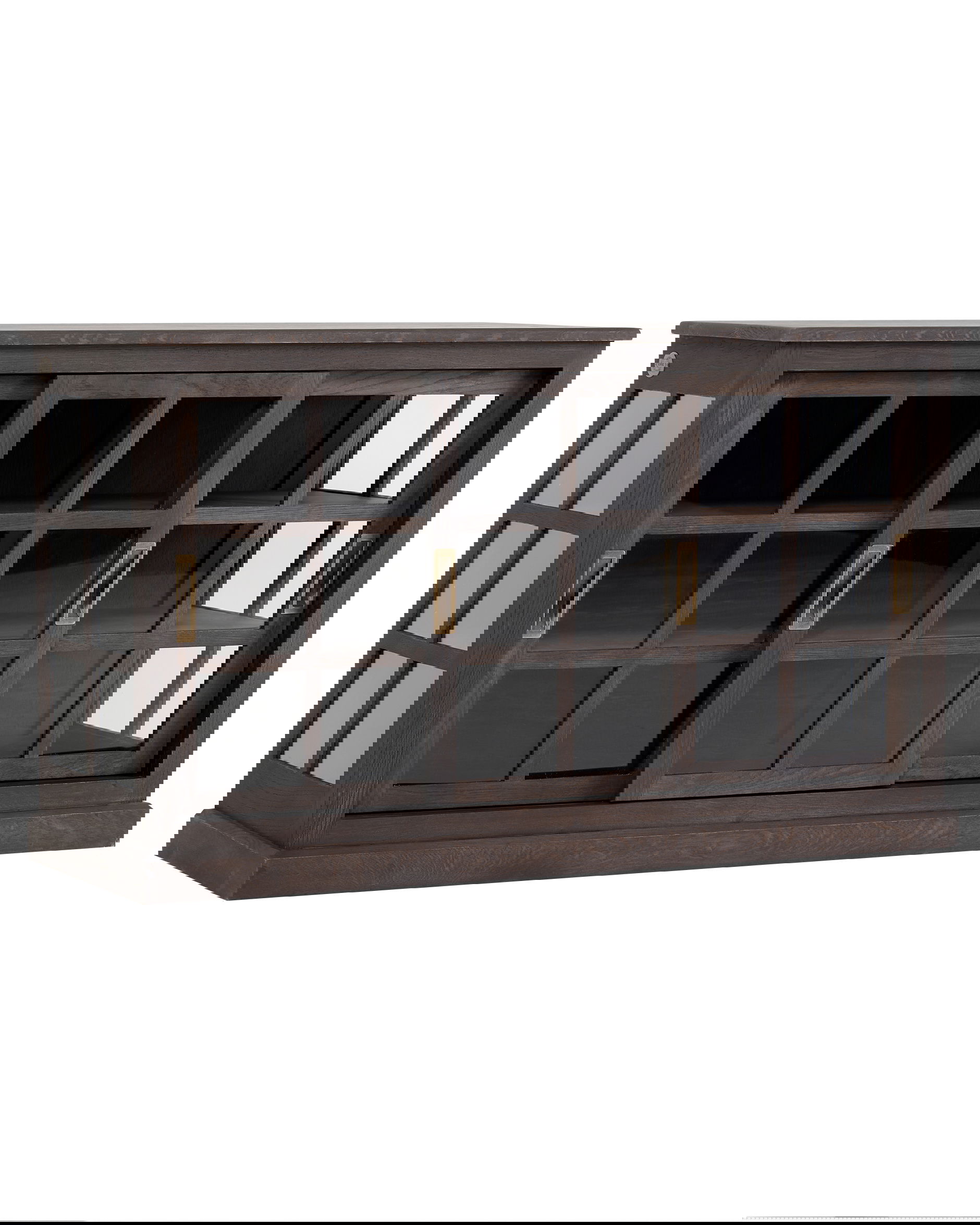 Seethrough skåp mountain wenge