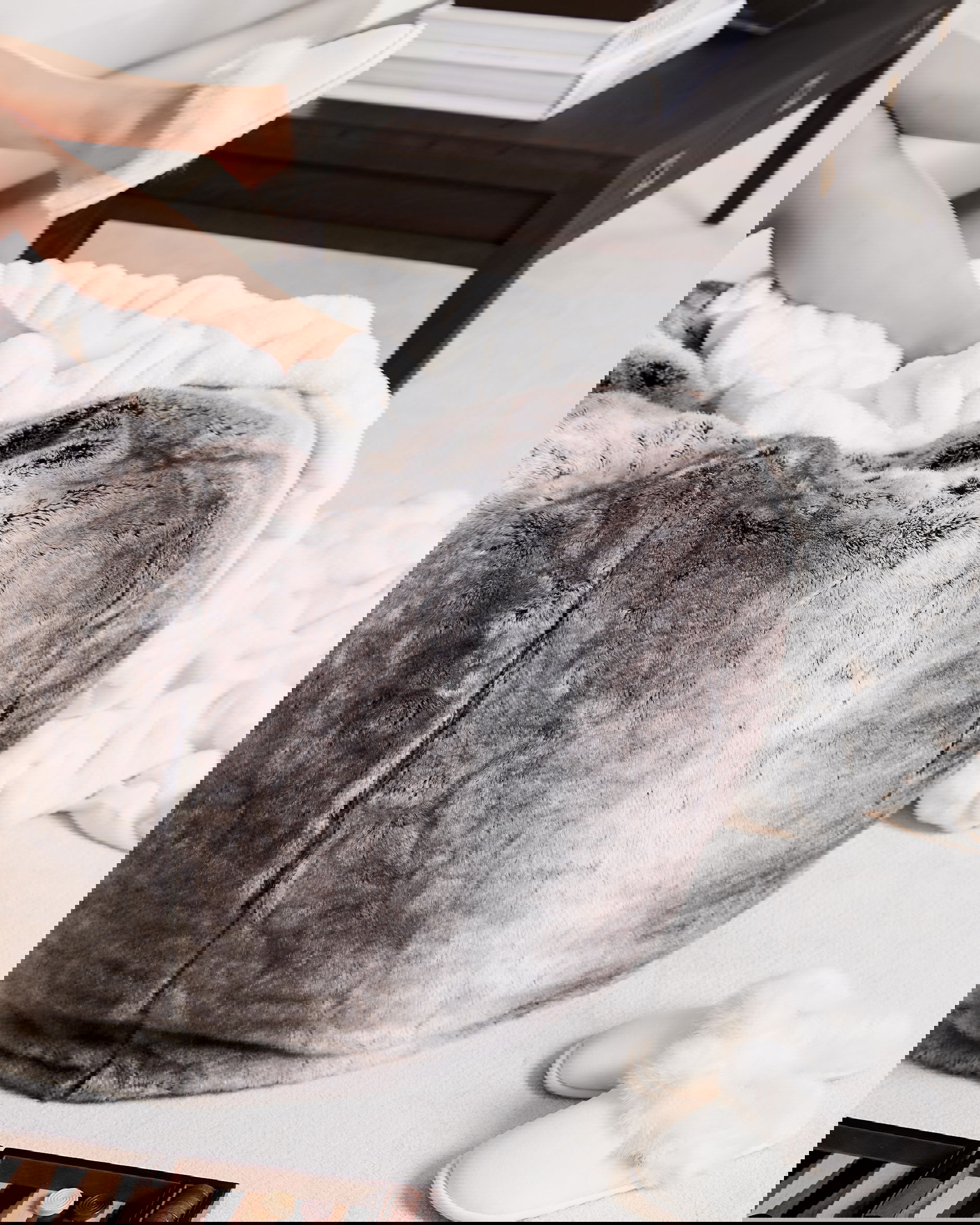 Aspen sittpuff timber wolf