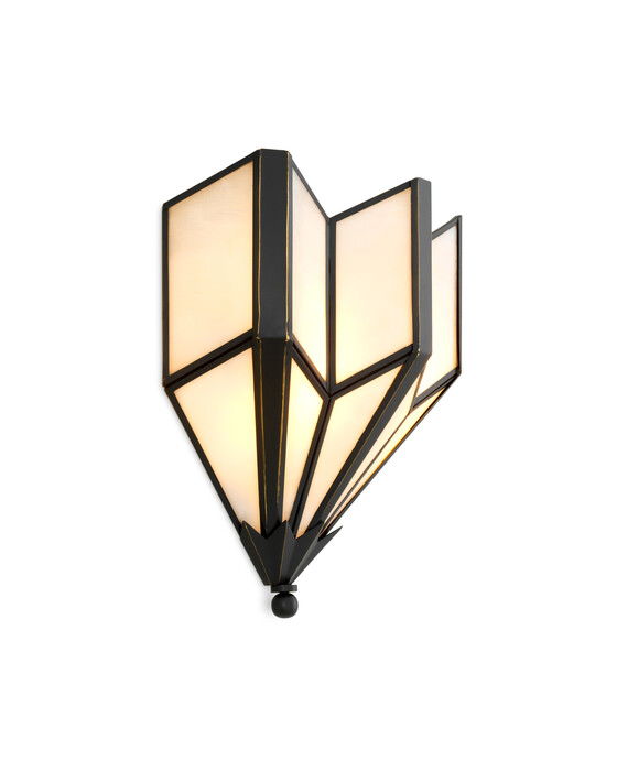 Victory vägglampa brons