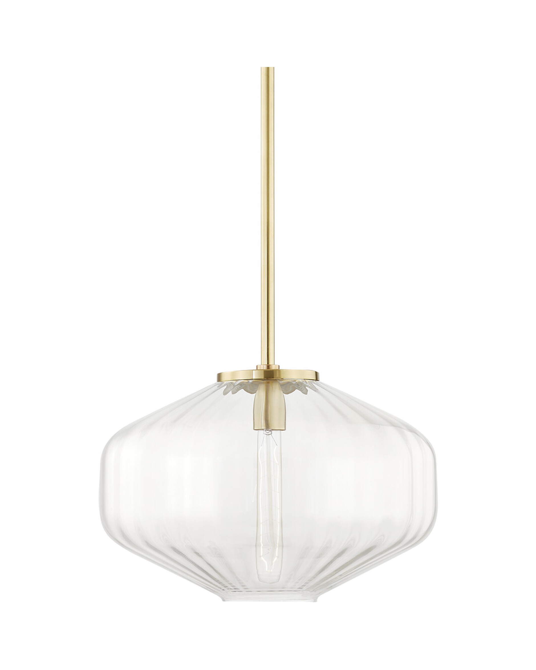 Bennett Pendant Aged Brass