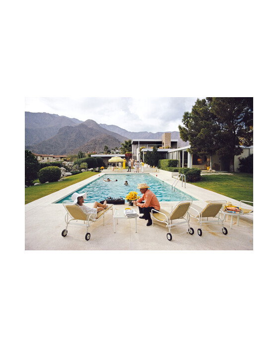 Poolside Interruption