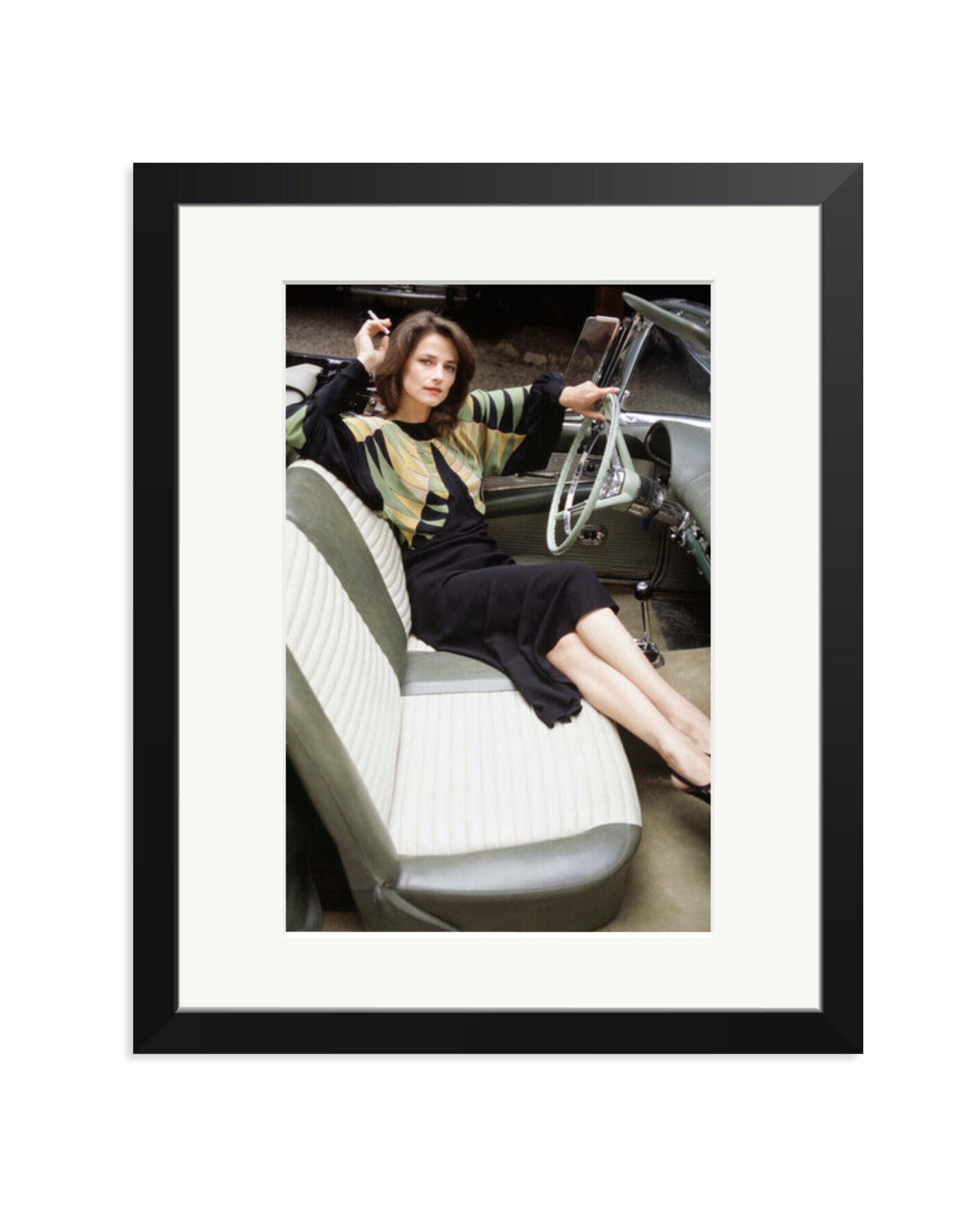 Charlotte Rampling in her Cadillac Black / Medium