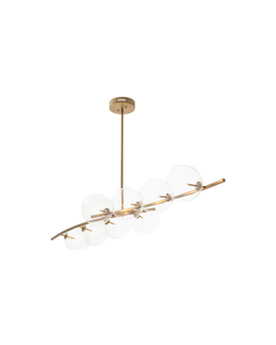 Spezia taklampa antique brass