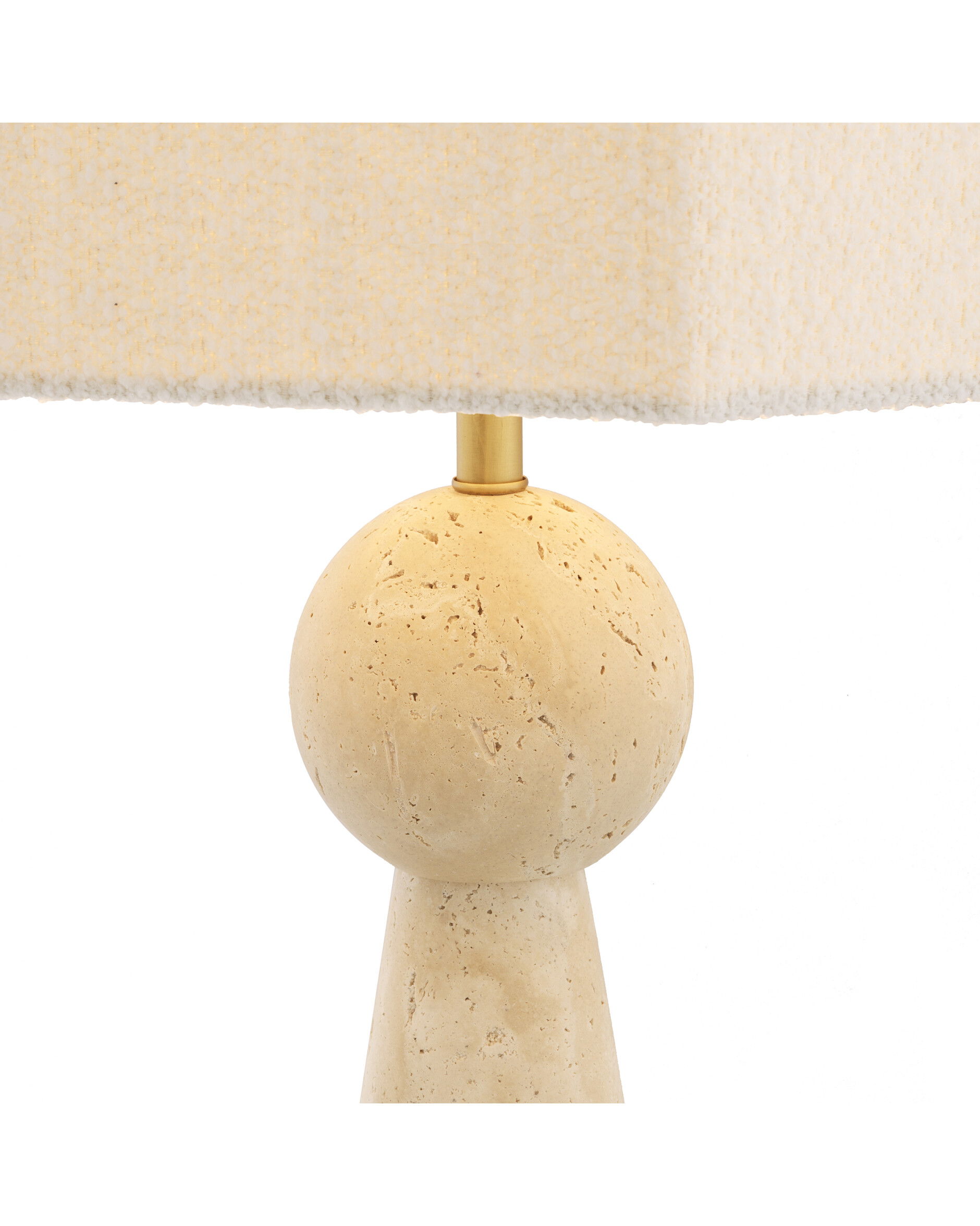 Novak bordslampa travertine