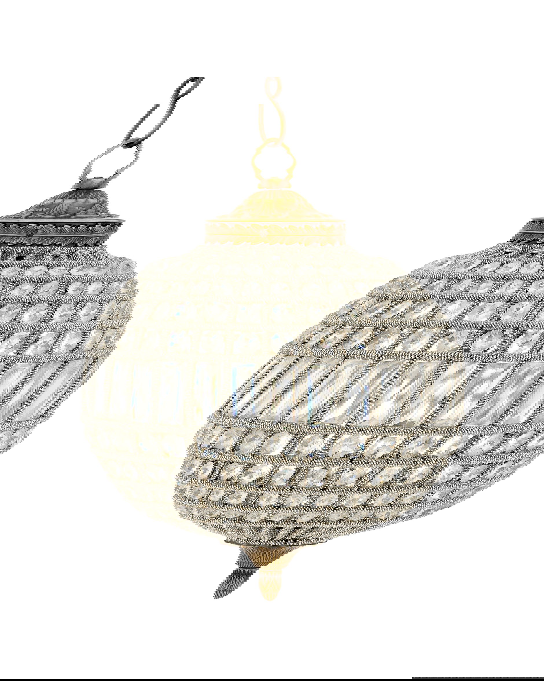 Kasbah takkrona mässing S