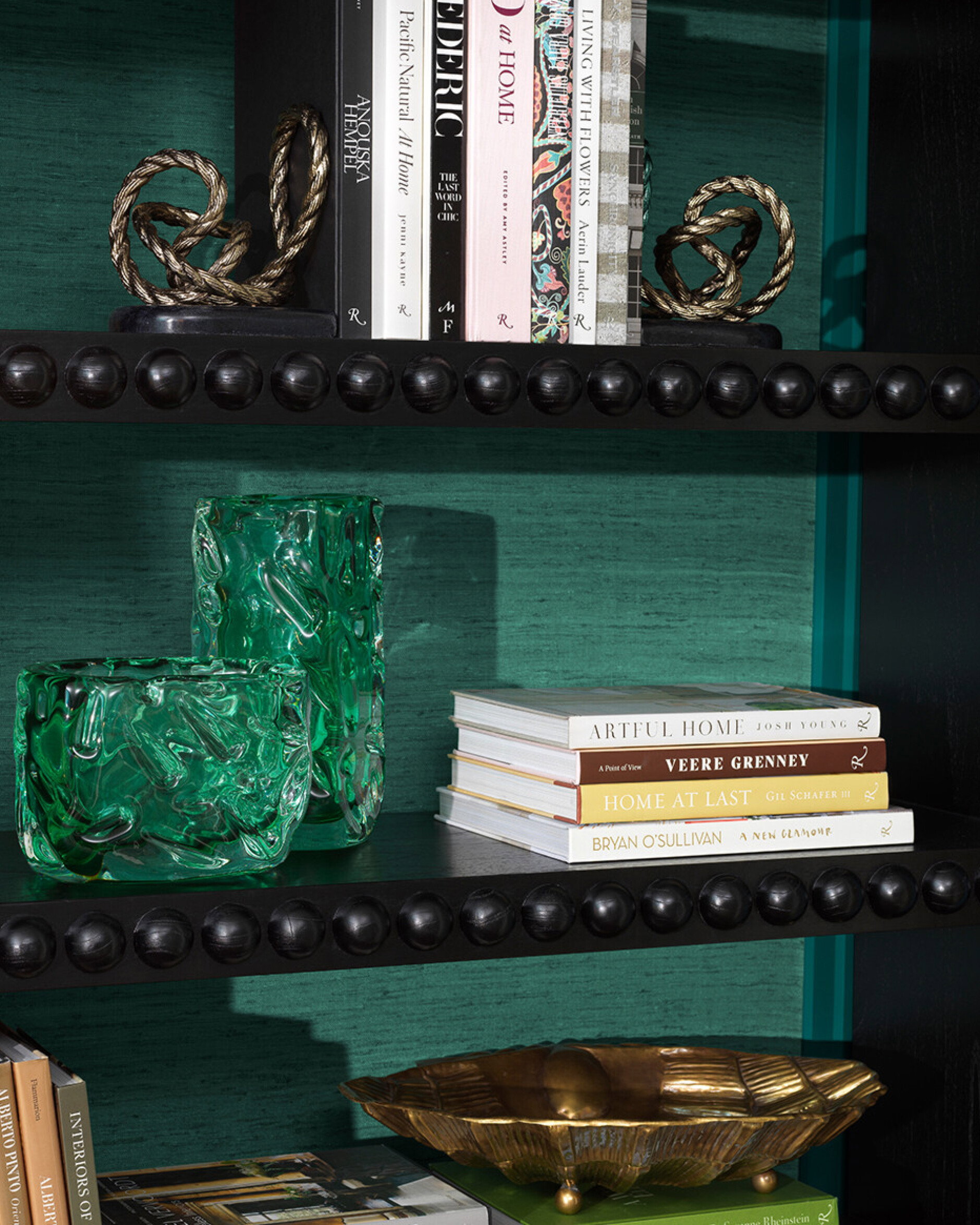 Seashell skål mässing