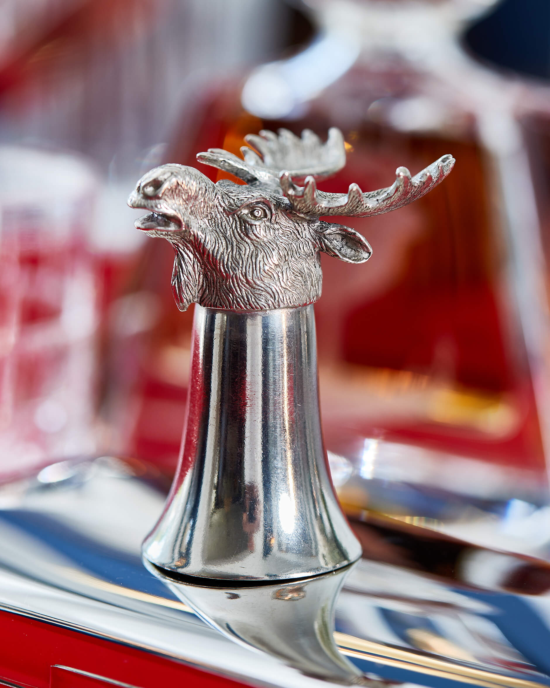 Moose snapsglas tenn